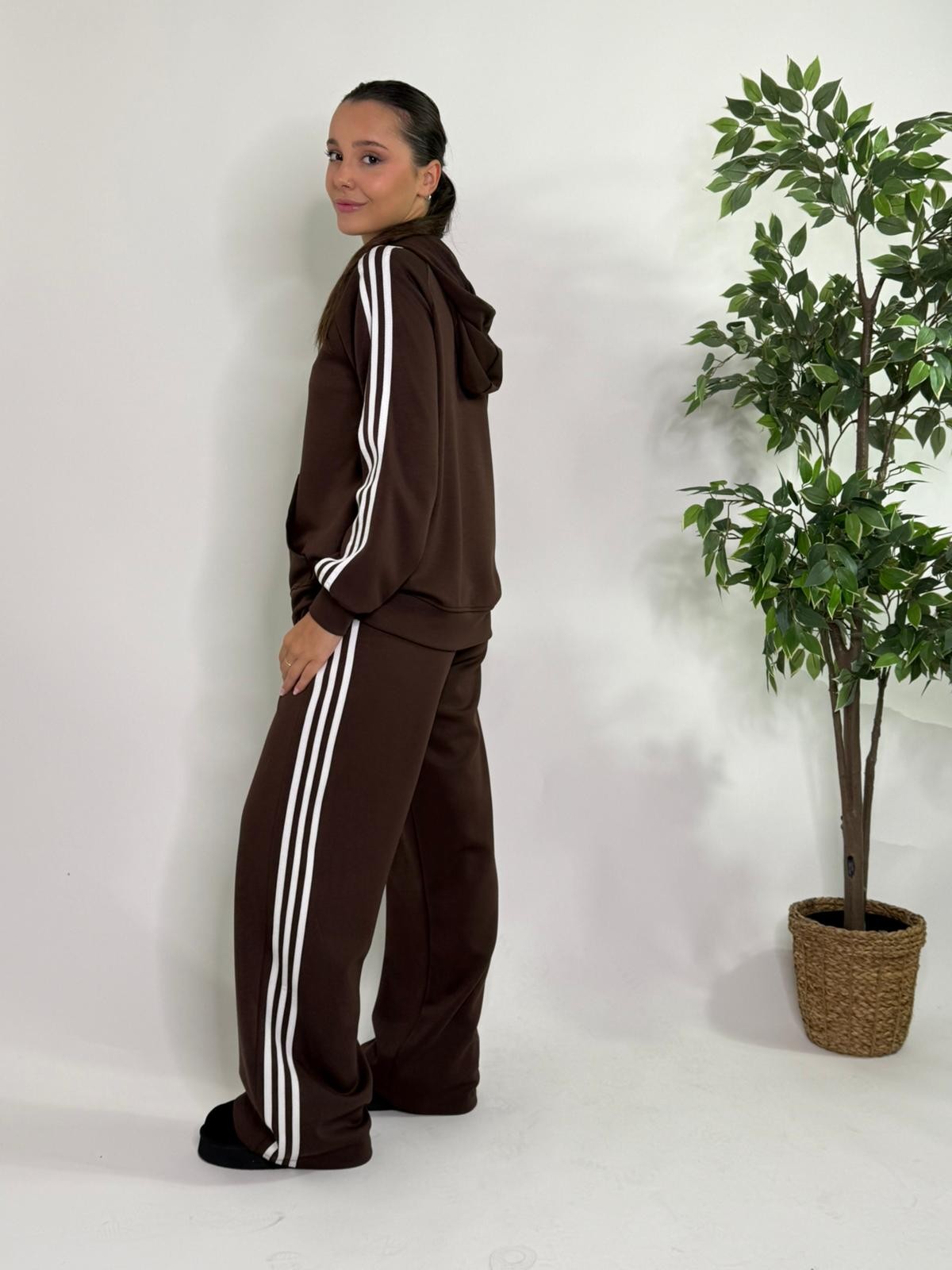Pantalone tuta a righe