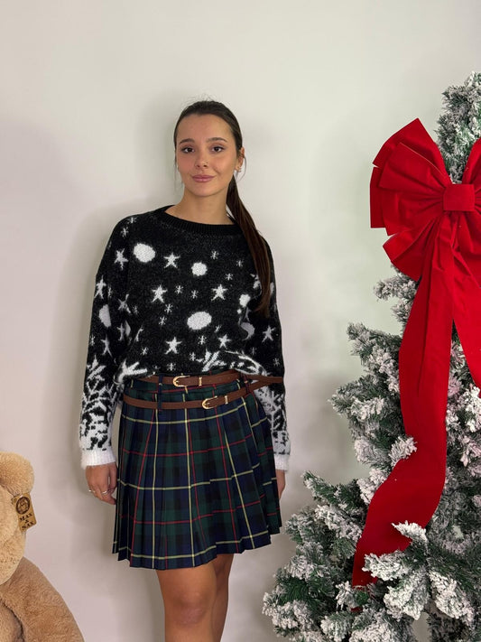 Gonna mini pussè scozzese