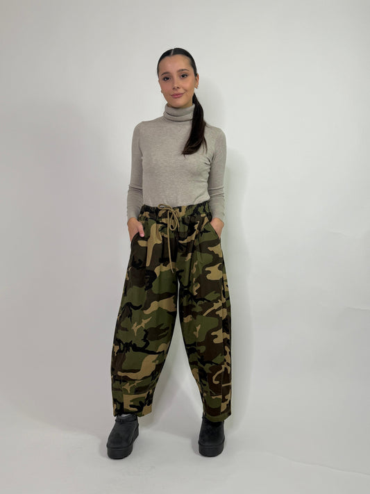 Pantalone militare mimetico Wendy Trendy