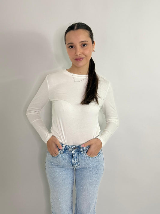 Maglia girocollo basic