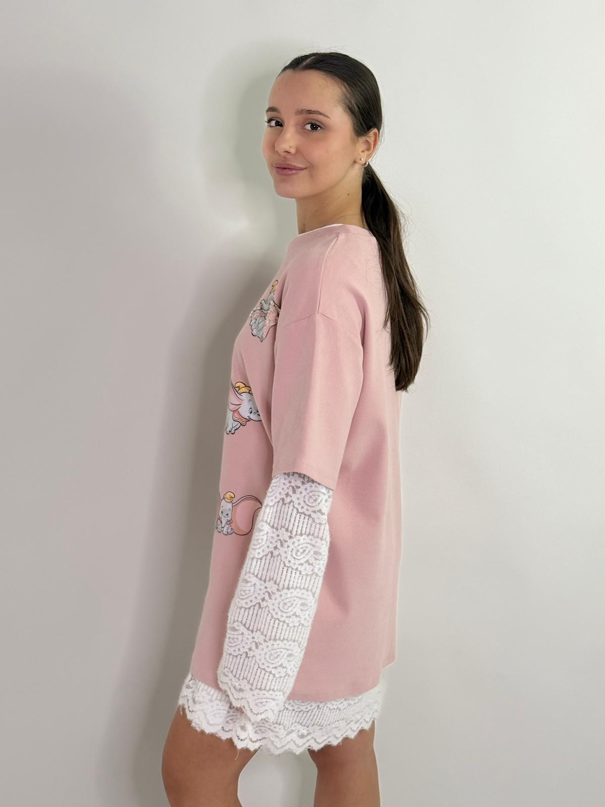 Felpa t-shirt Dumbo over