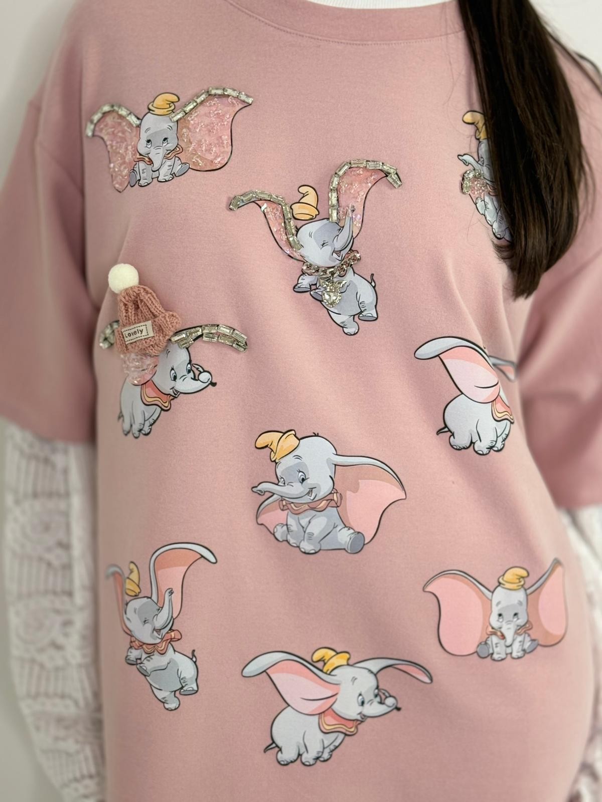 Felpa t-shirt Dumbo over