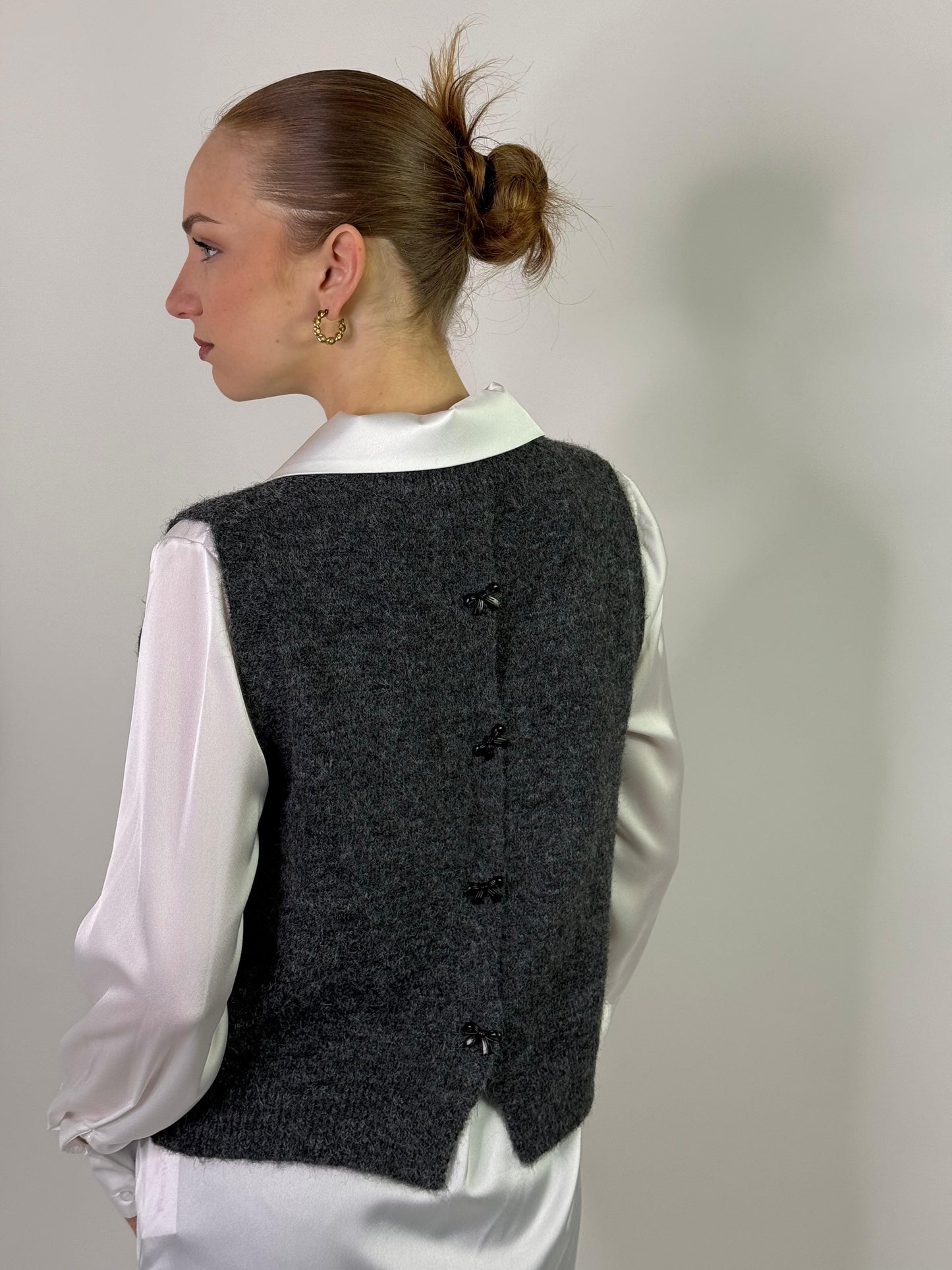 Gilet Black fiocco