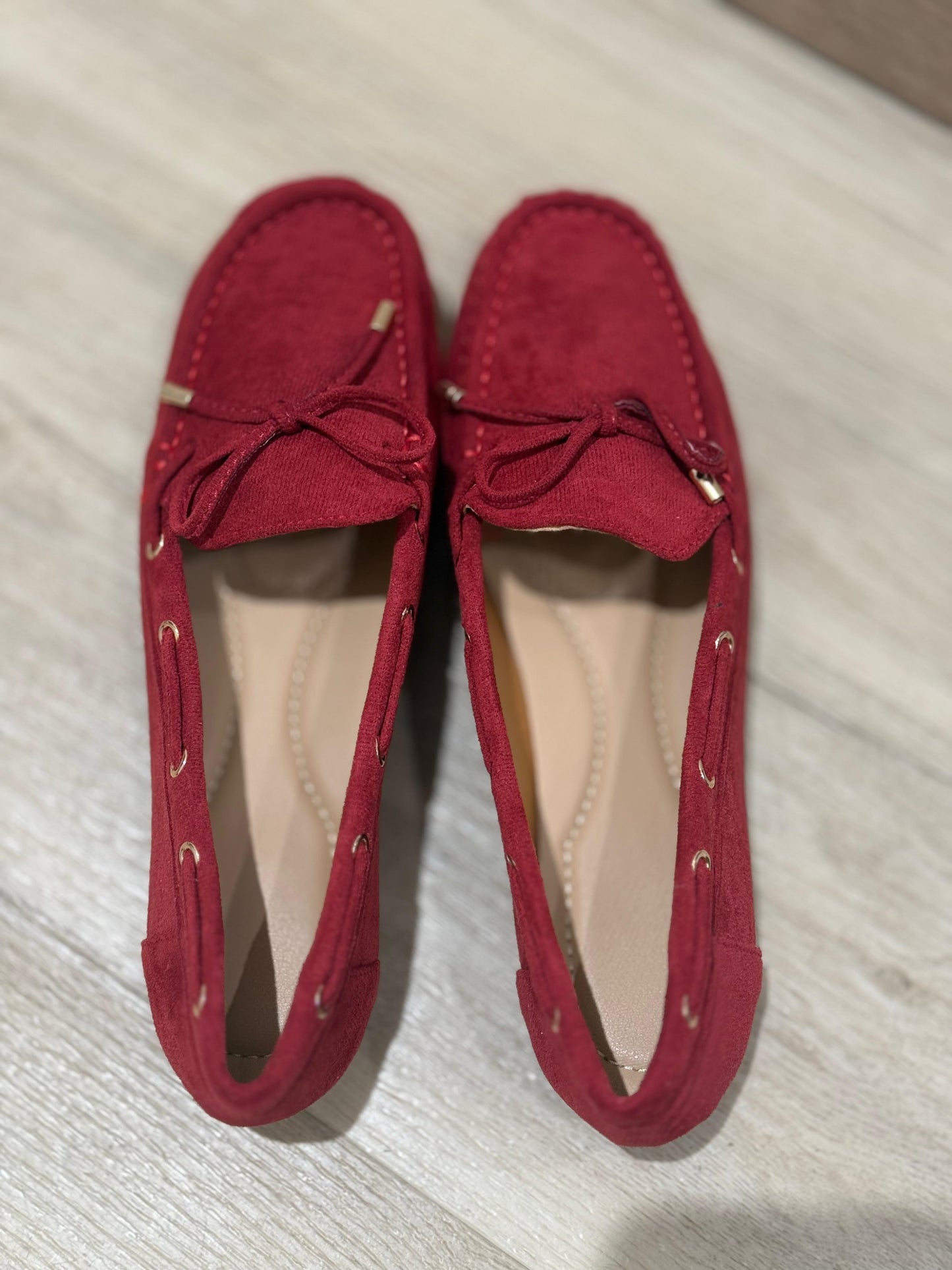 MOCASSINO CAMOSCIO CON LACCI