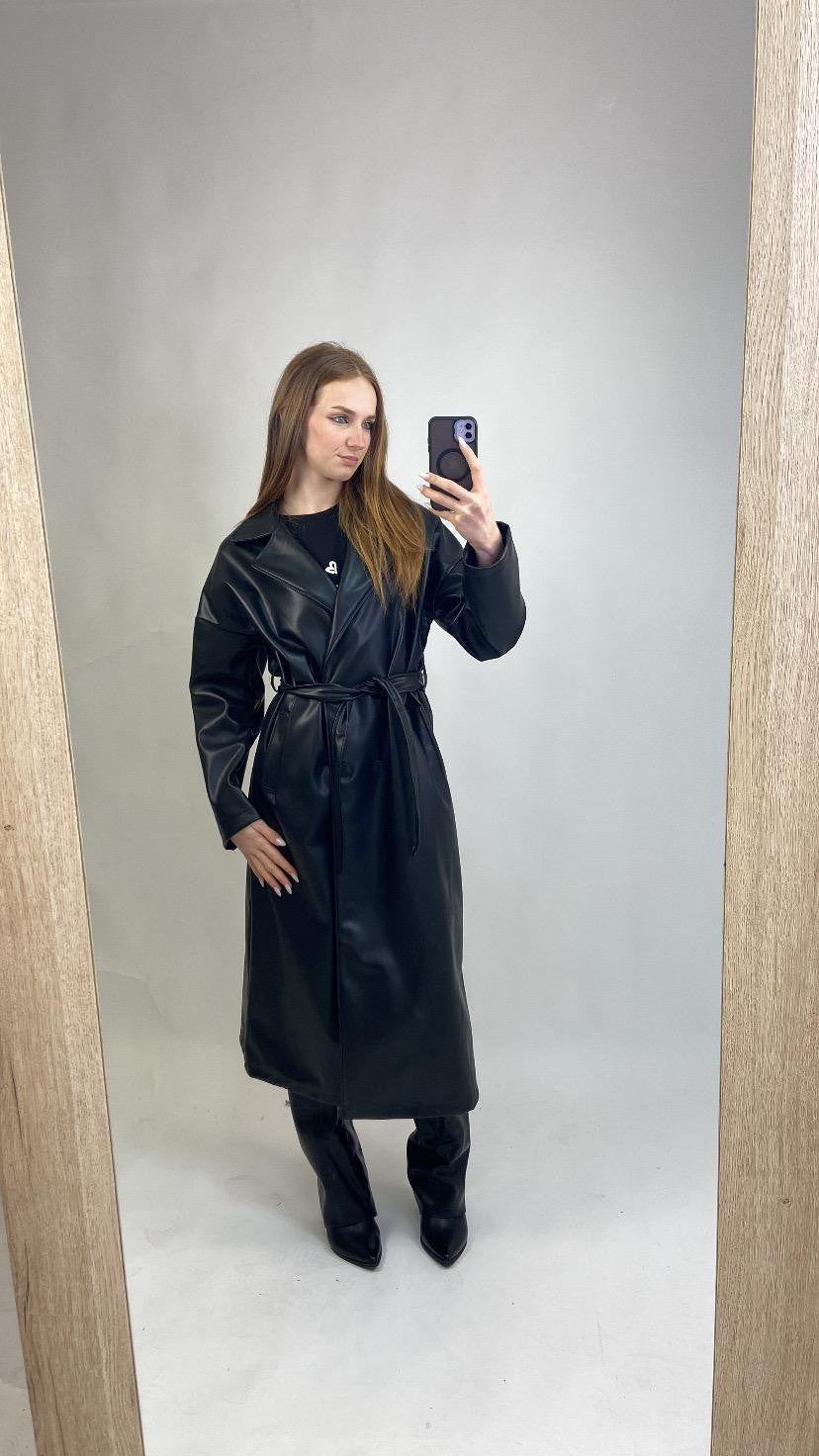 Cappotto in ecopelle