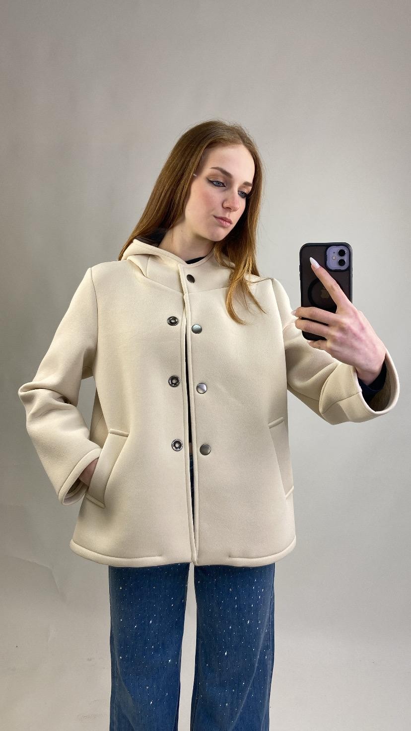 Cappotto neoprene corto