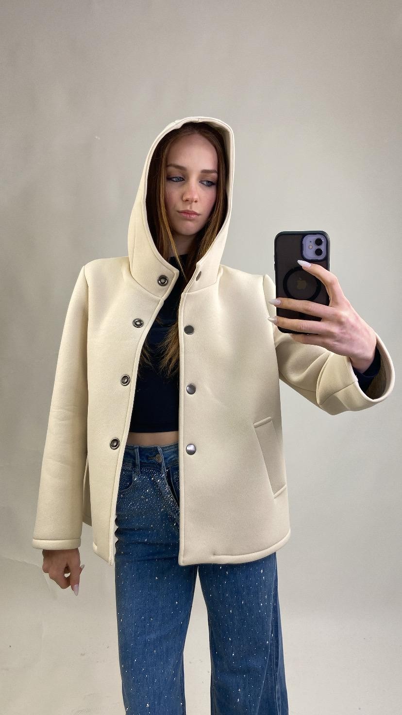 Cappotto neoprene corto