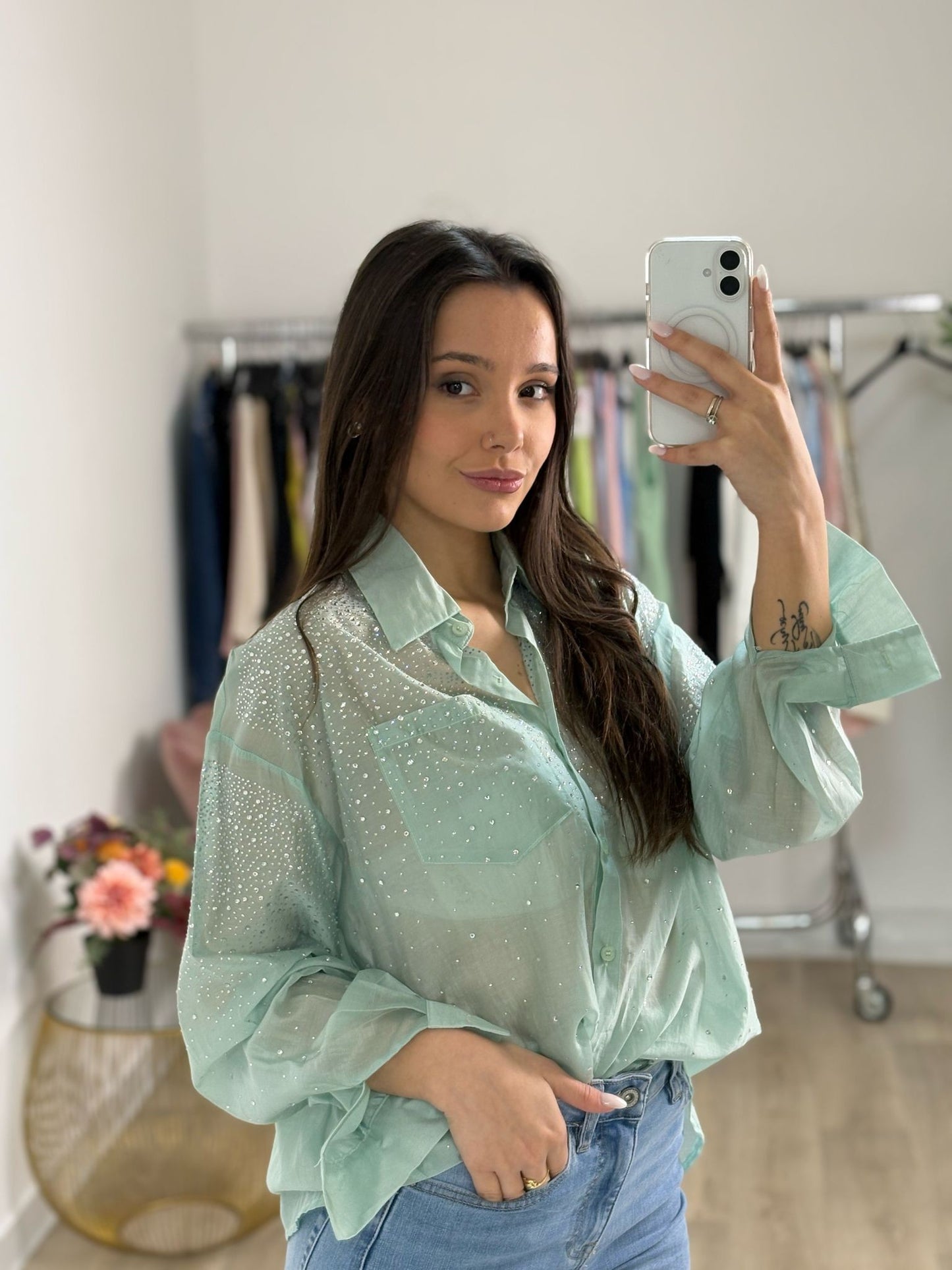 Camicia brillantino