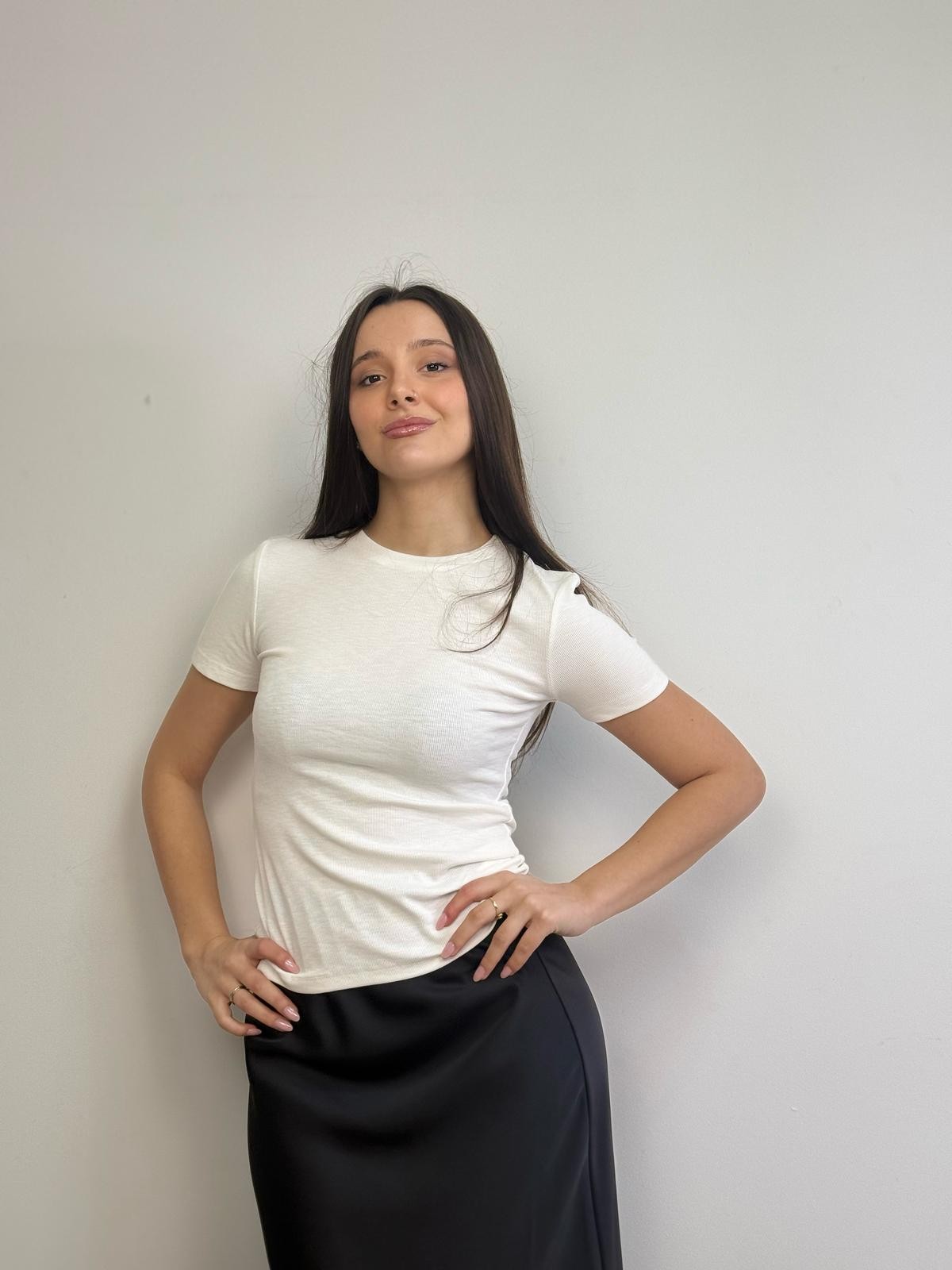 T-shirt a costine Lumina