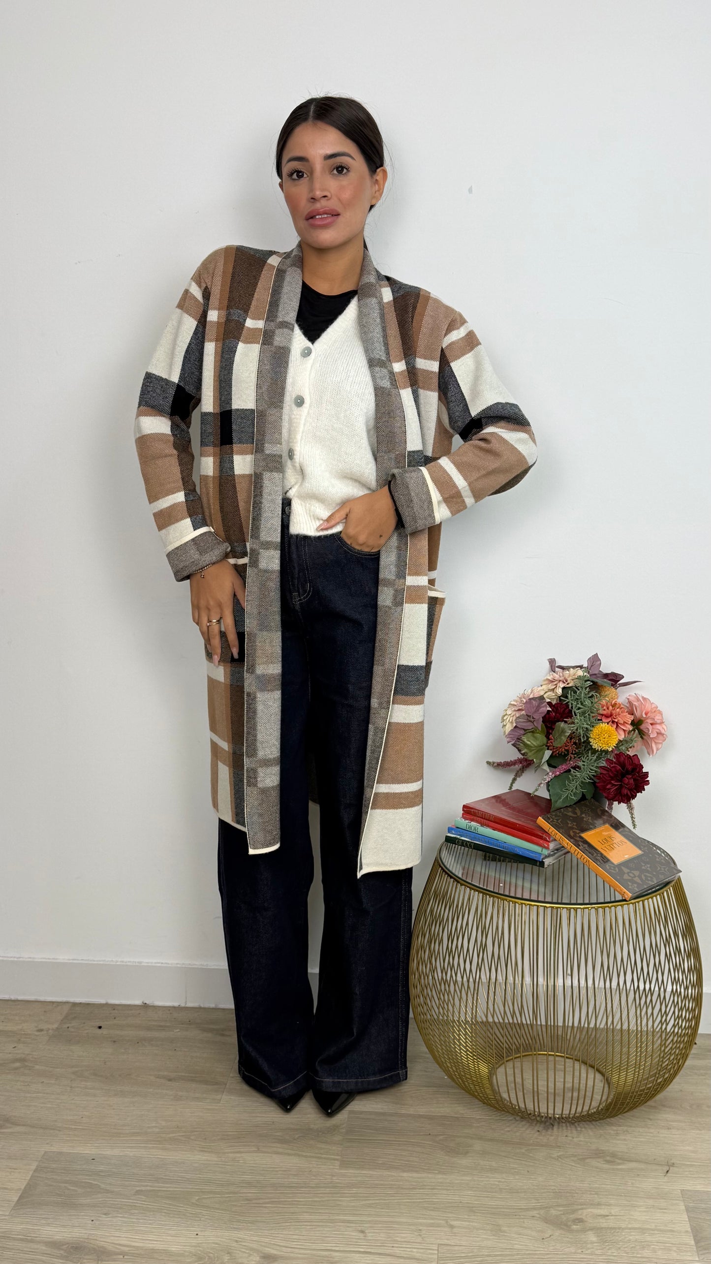 Cardigan Quadretti