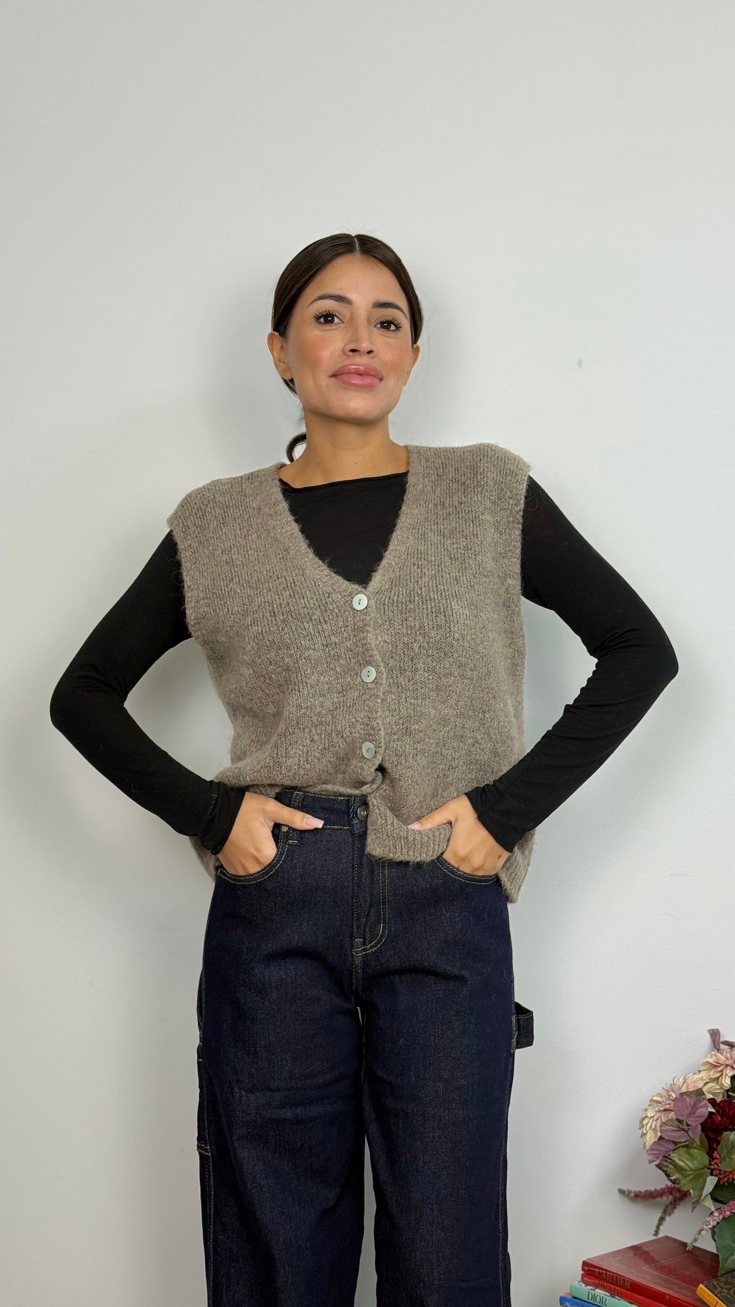 Gilet con Bottoni