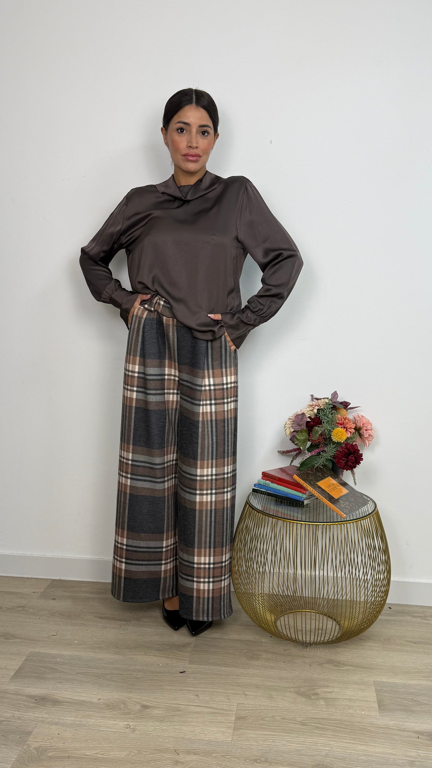 Pantalone Palazzo Quadrettini