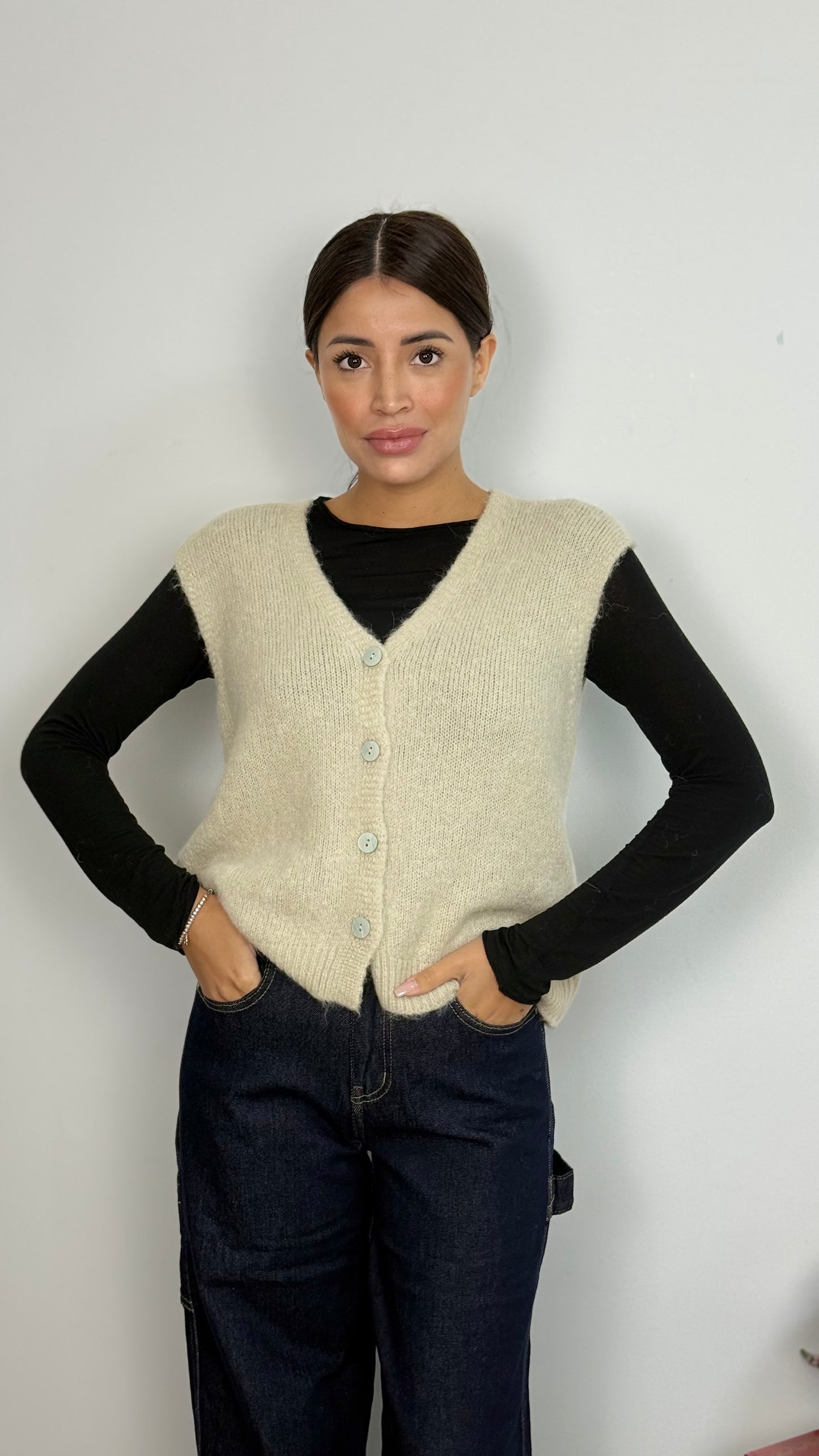 Gilet con Bottoni