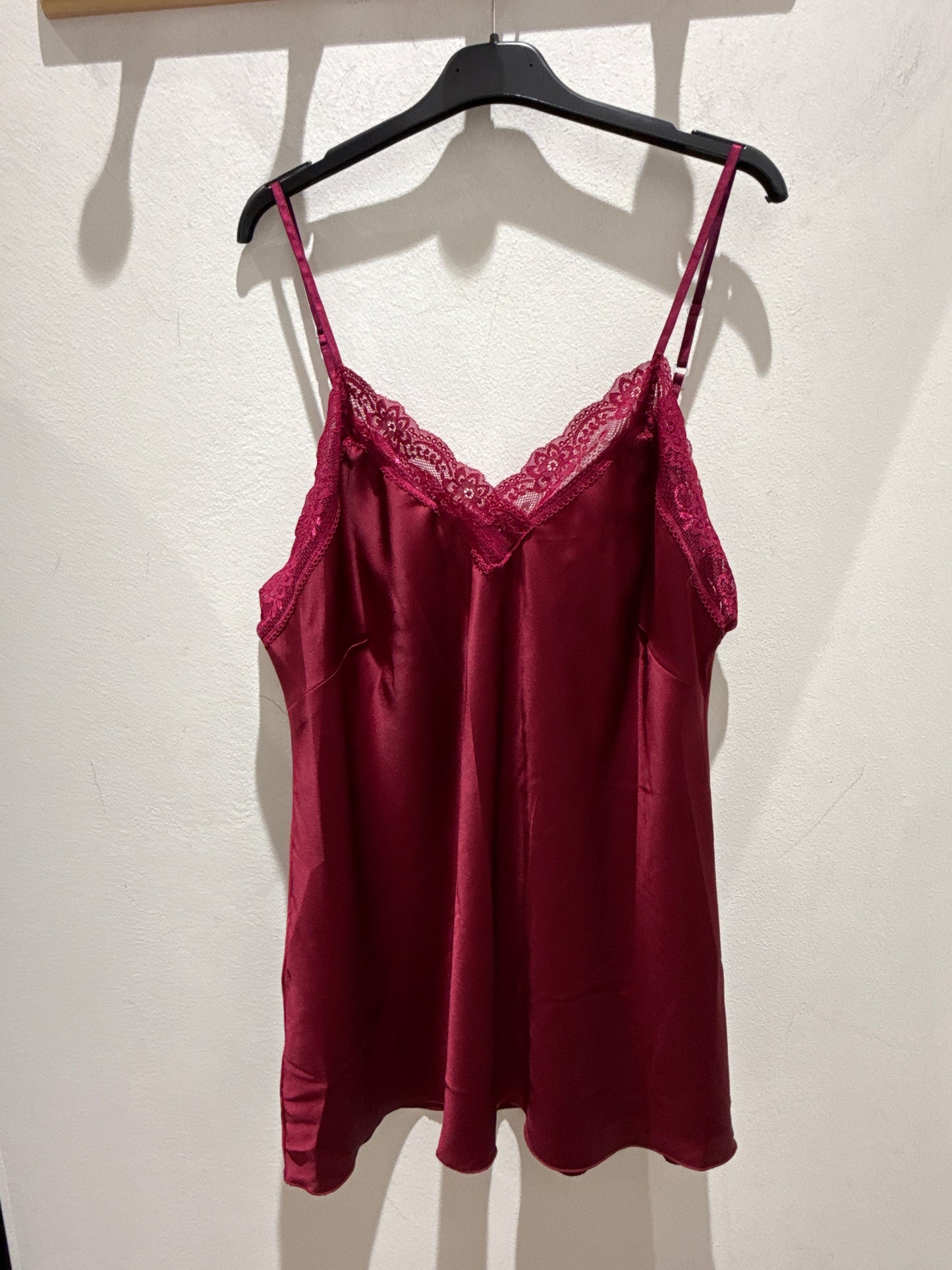 Canotta in raso over