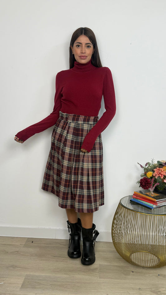 Maglione Basic a Collo Alto
