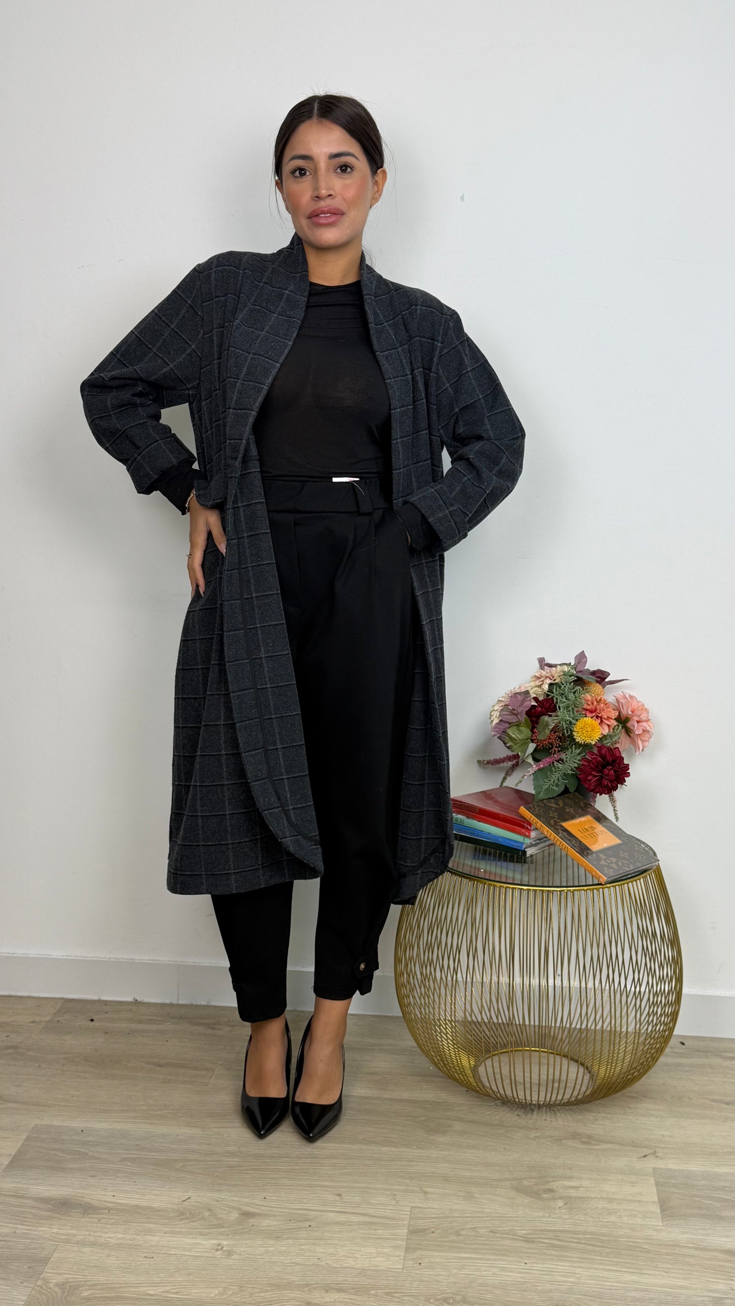 Cappotto a Quadri Wendy Trendy