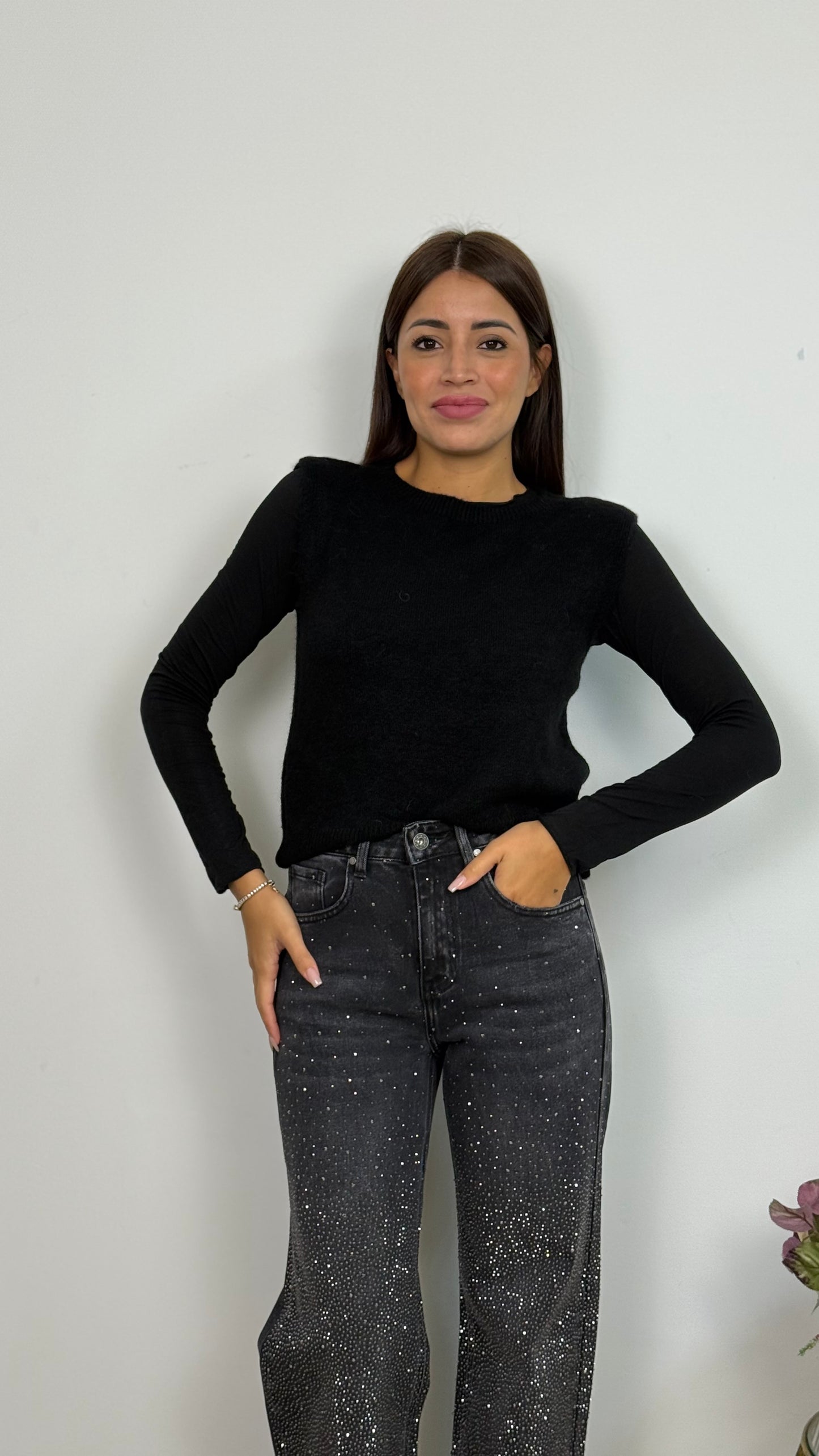 Gilet misto lana