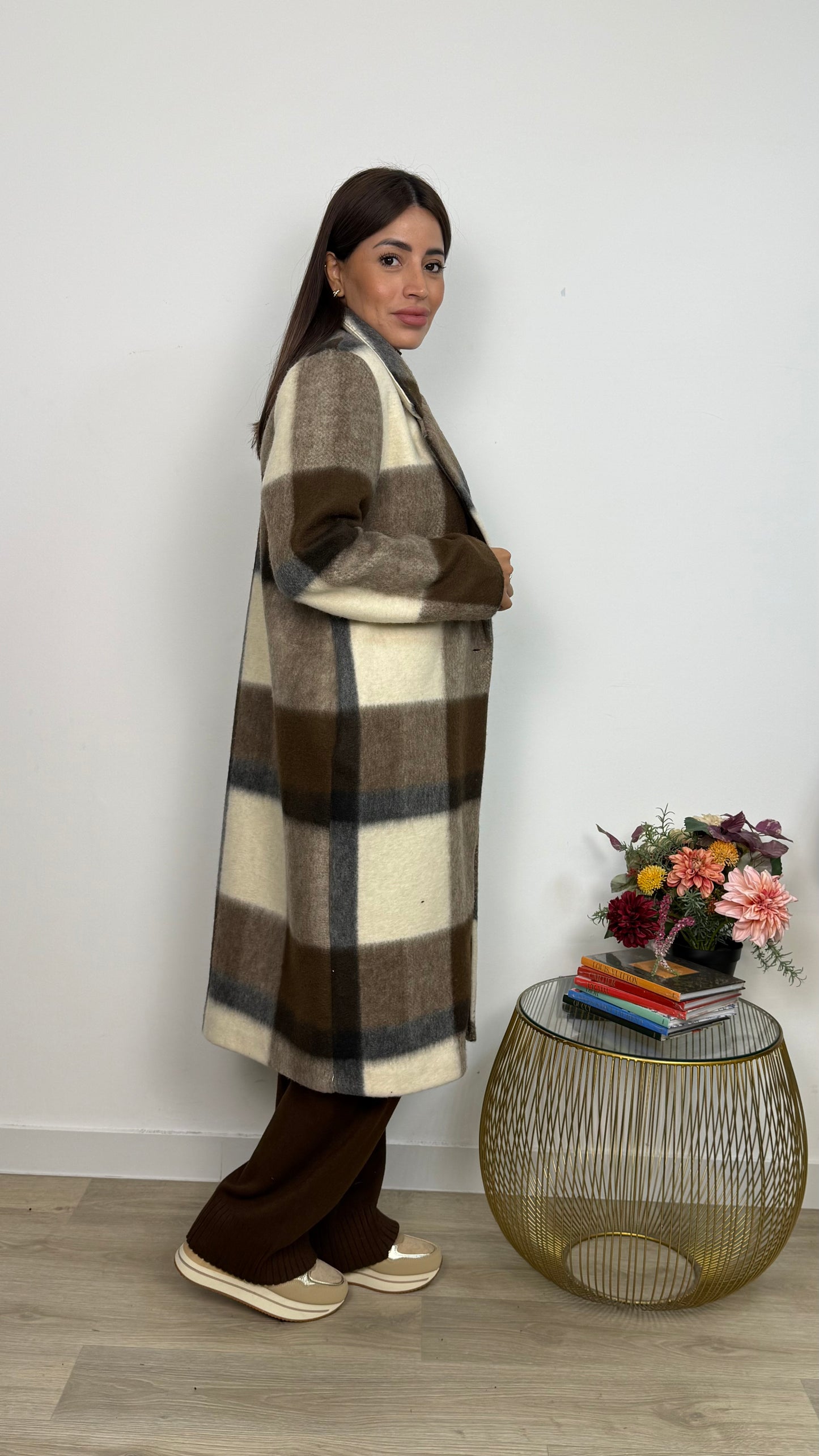 Cappotto con Chiusura ad un Bottone