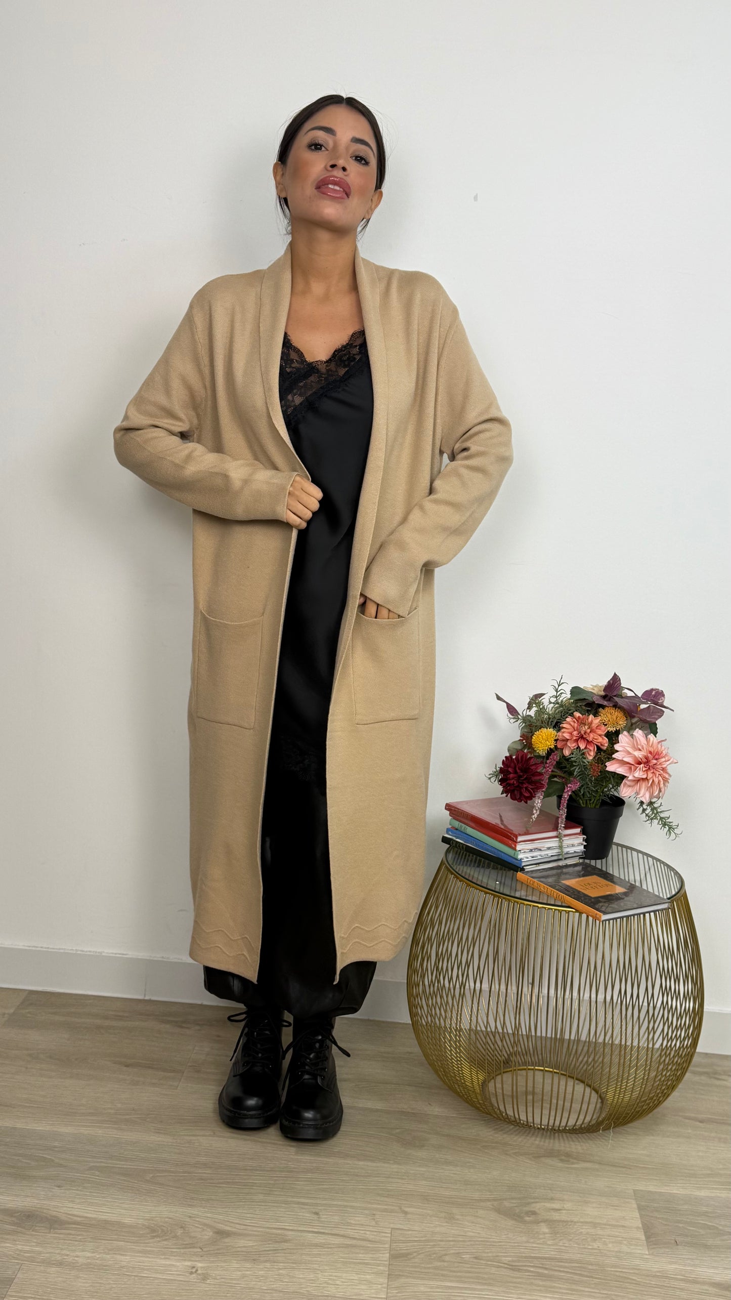 Cardigan Lungo Aperto