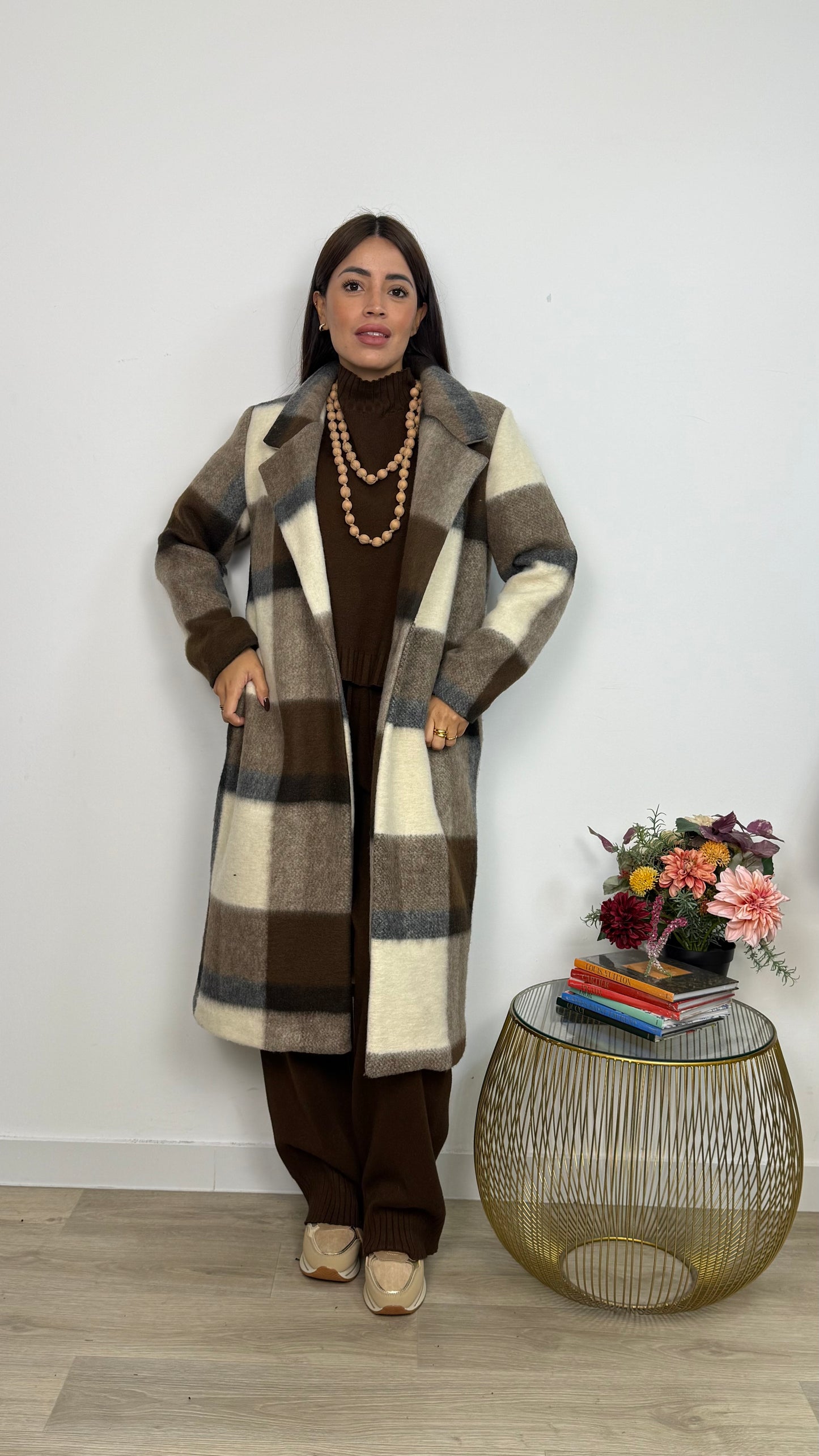 Cappotto con Chiusura ad un Bottone
