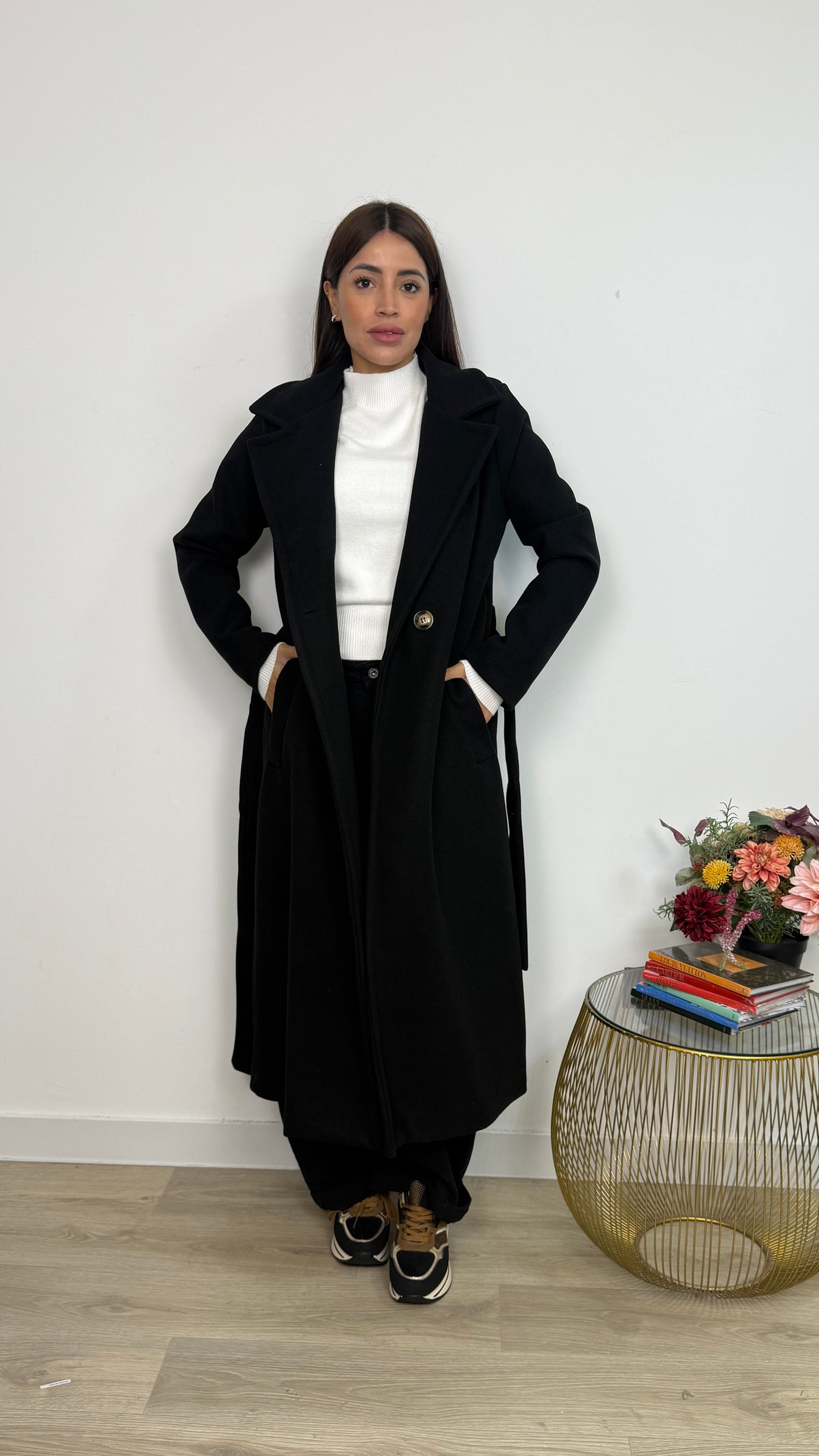Cappotto elegant Bow