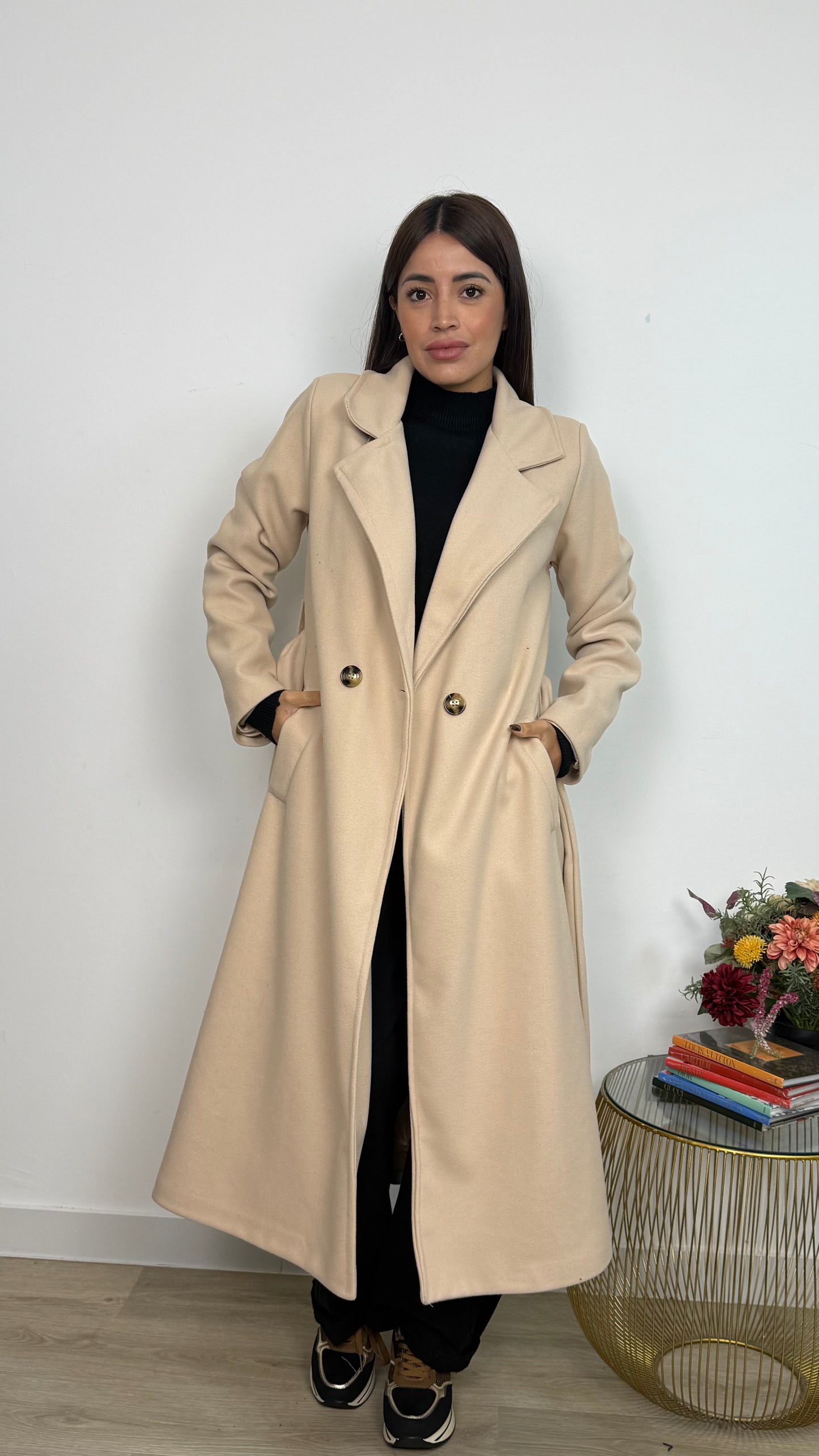 Cappotto elegant Bow