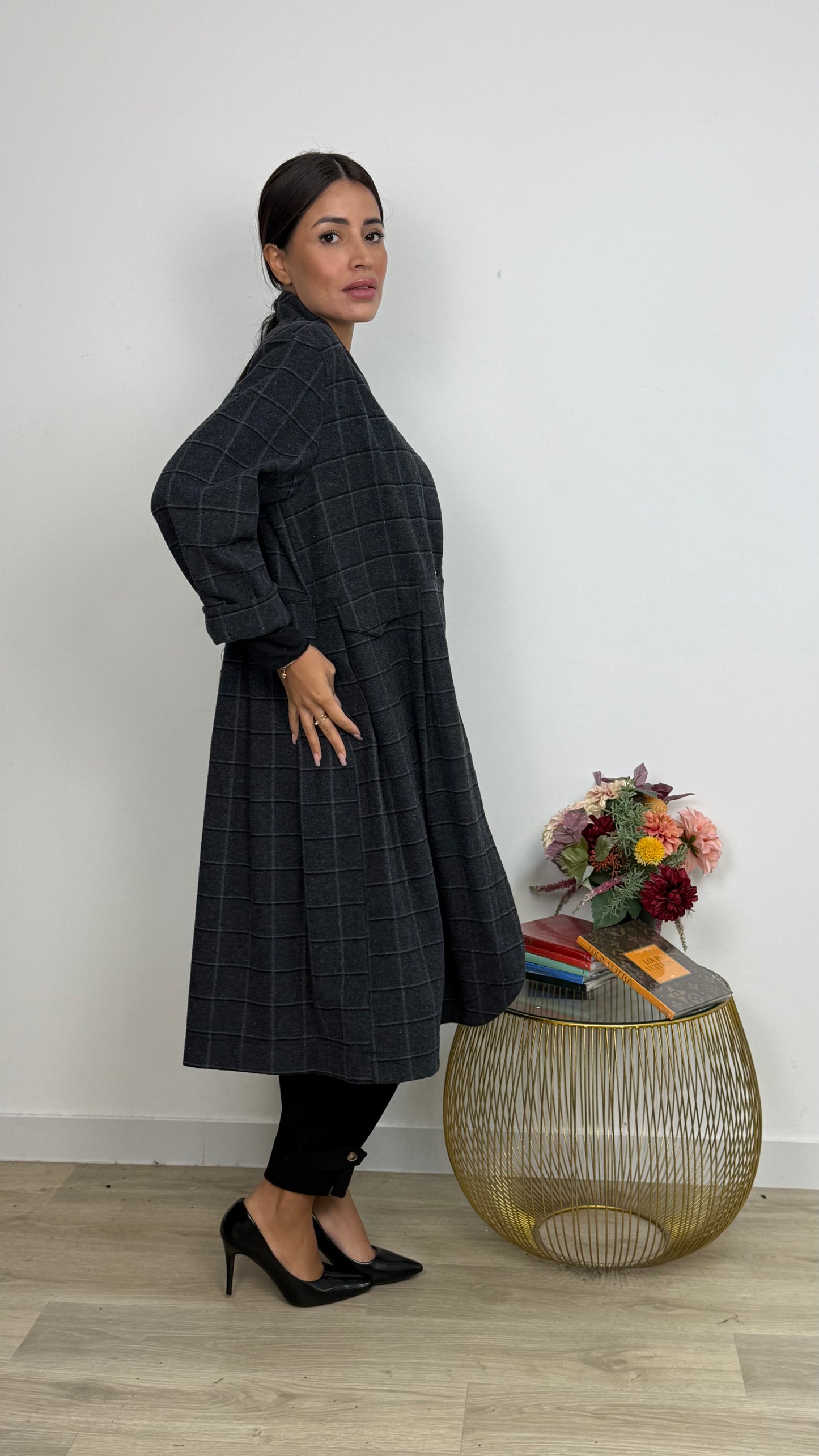 Cappotto a Quadri Wendy Trendy