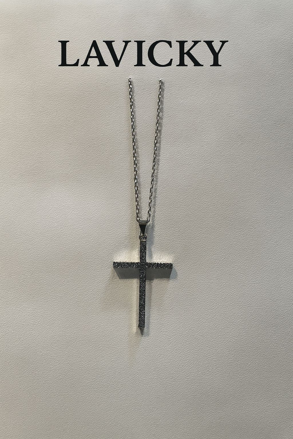 Collana Croce Strass