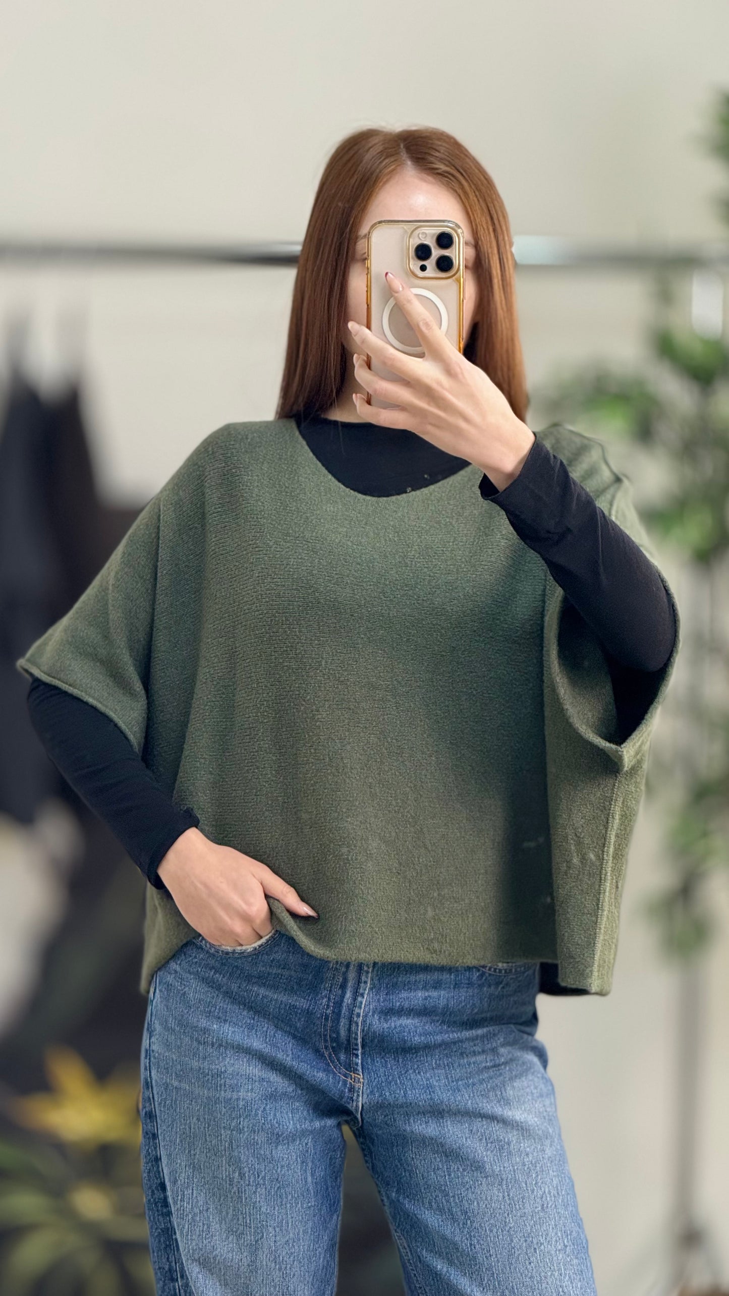 Maglione Manica Tre Quarti