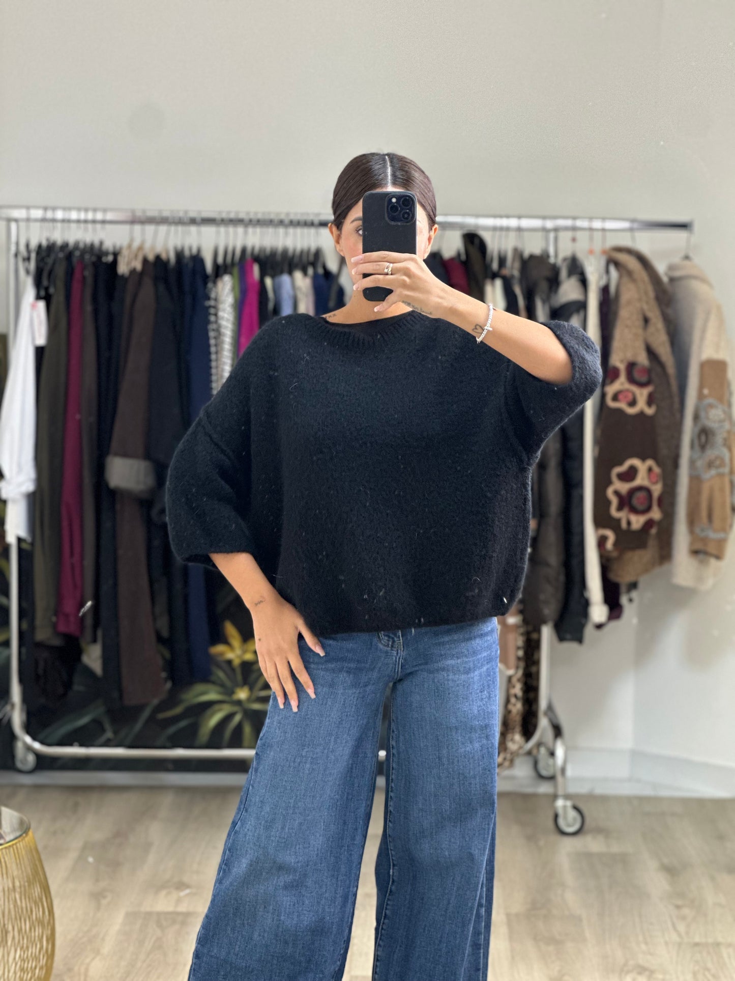 Maglione Morbido Tre Quarti