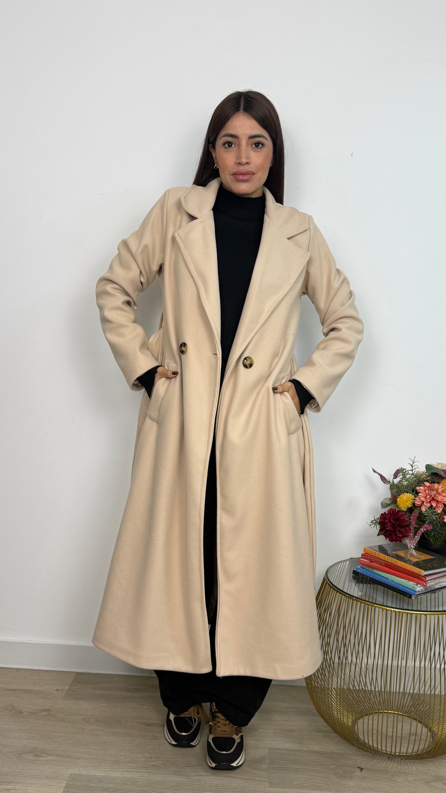 Cappotto elegant Bow