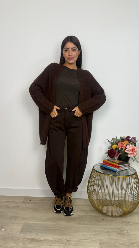 Jeans Palazzo Brown