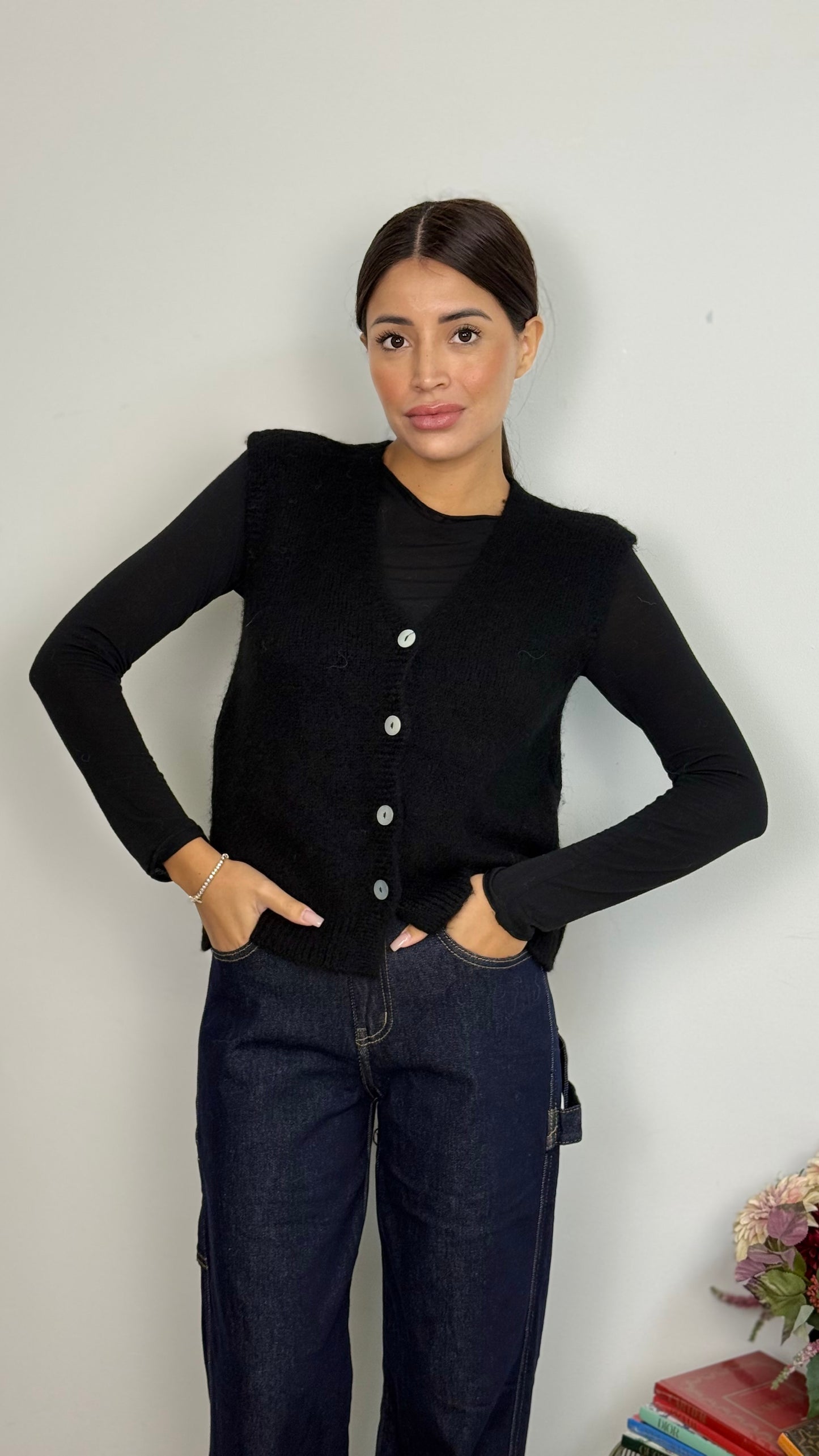 Gilet con Bottoni