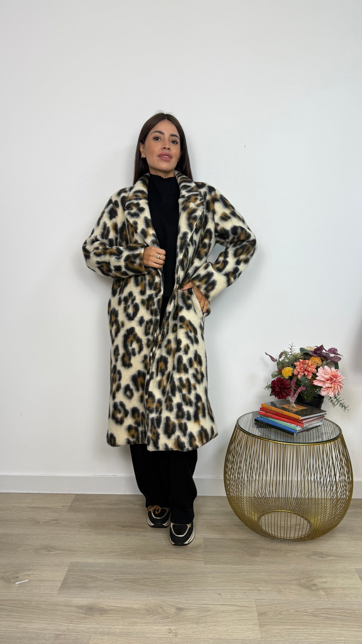 Cappotto con Chiusura ad un Bottone