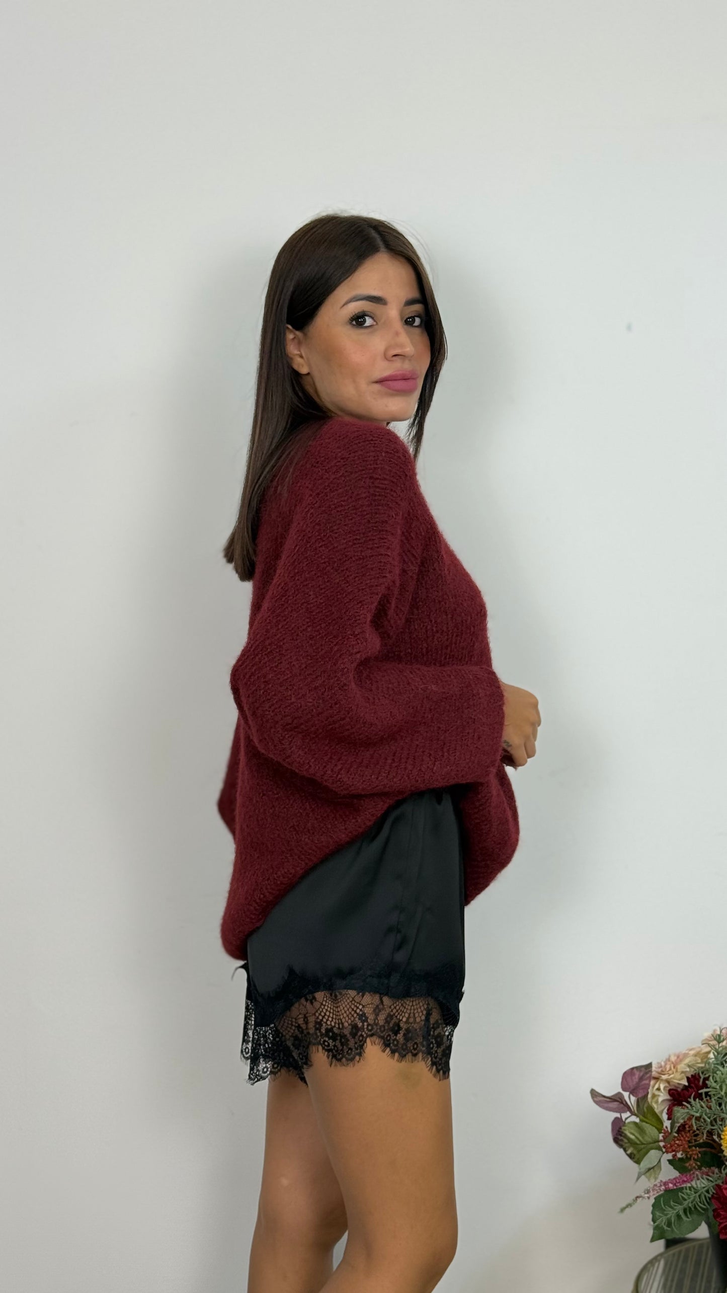Short con pizzo