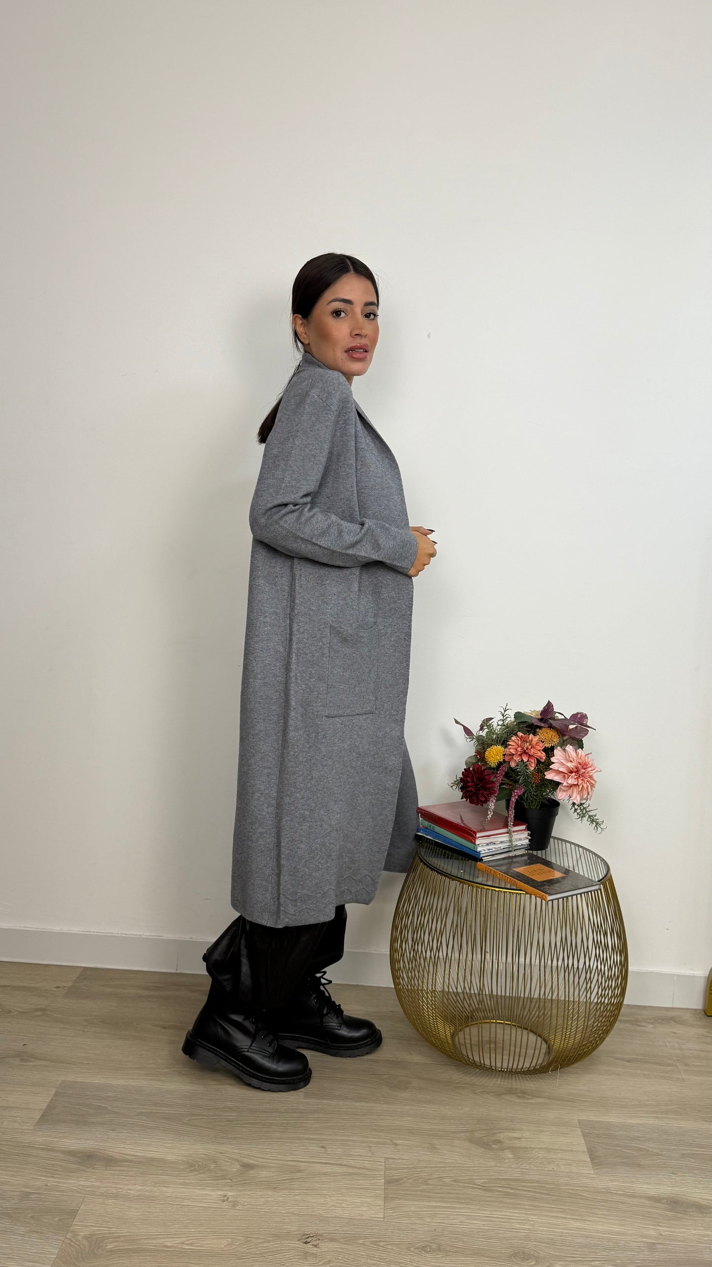 Cardigan Lungo Aperto
