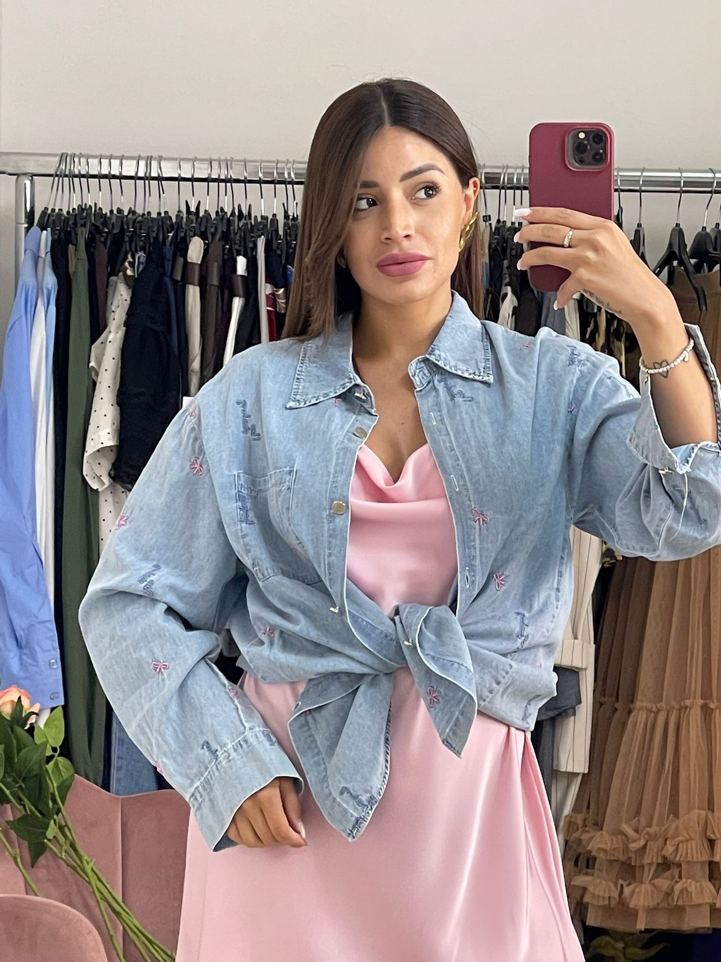 Camicia jeans cotone soft