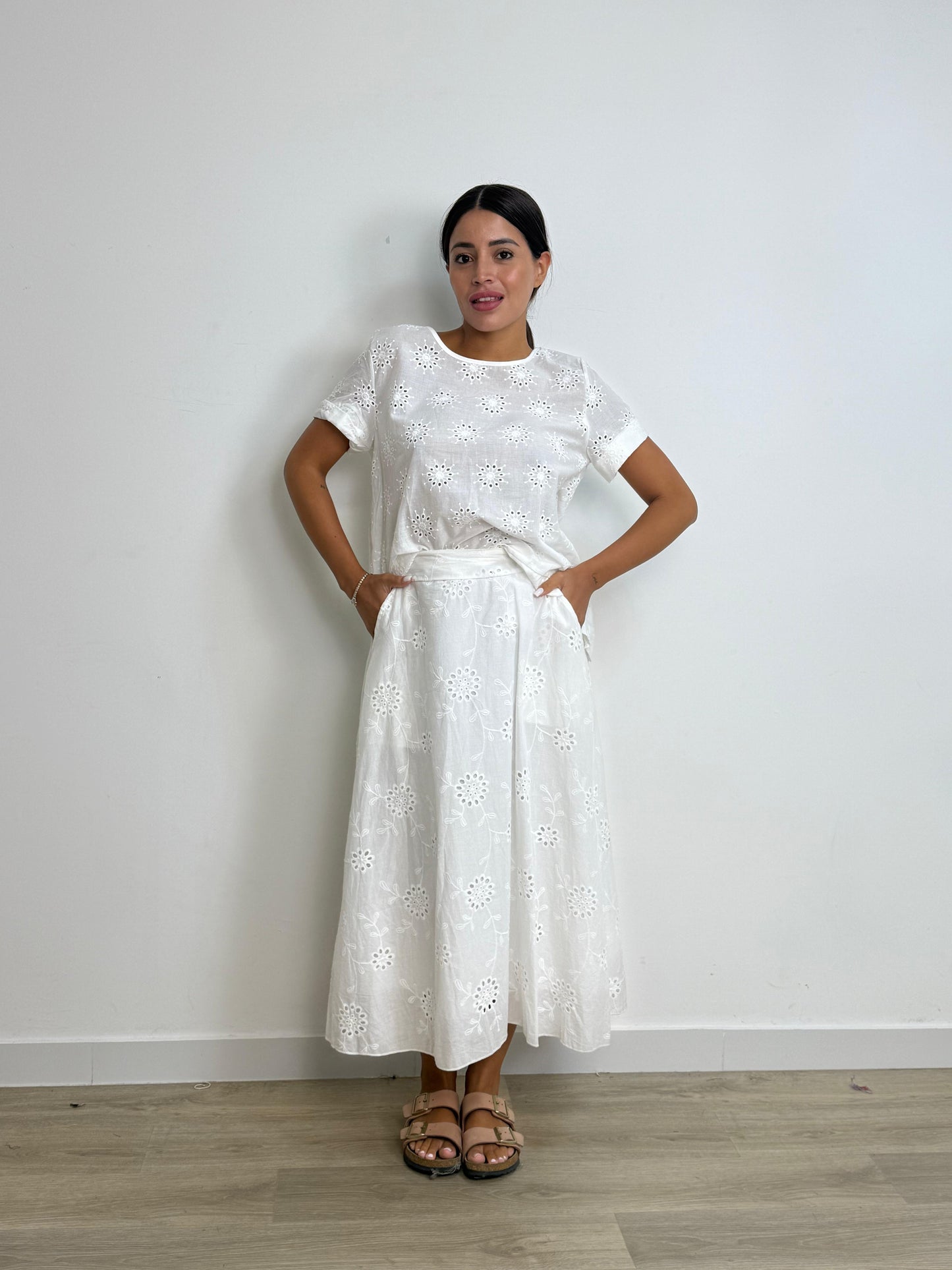 Maglia Sangallo di cotone