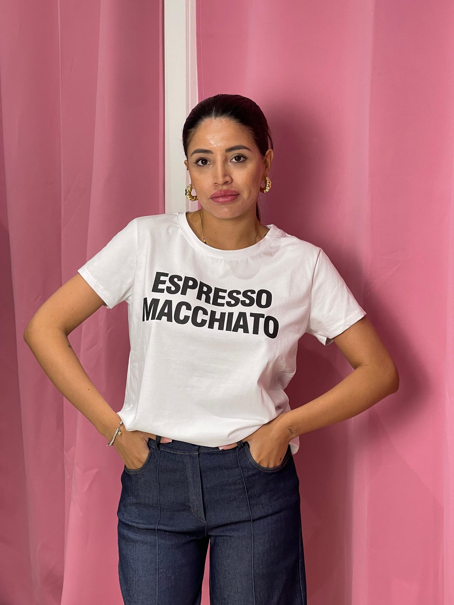 T-shirt espresso
