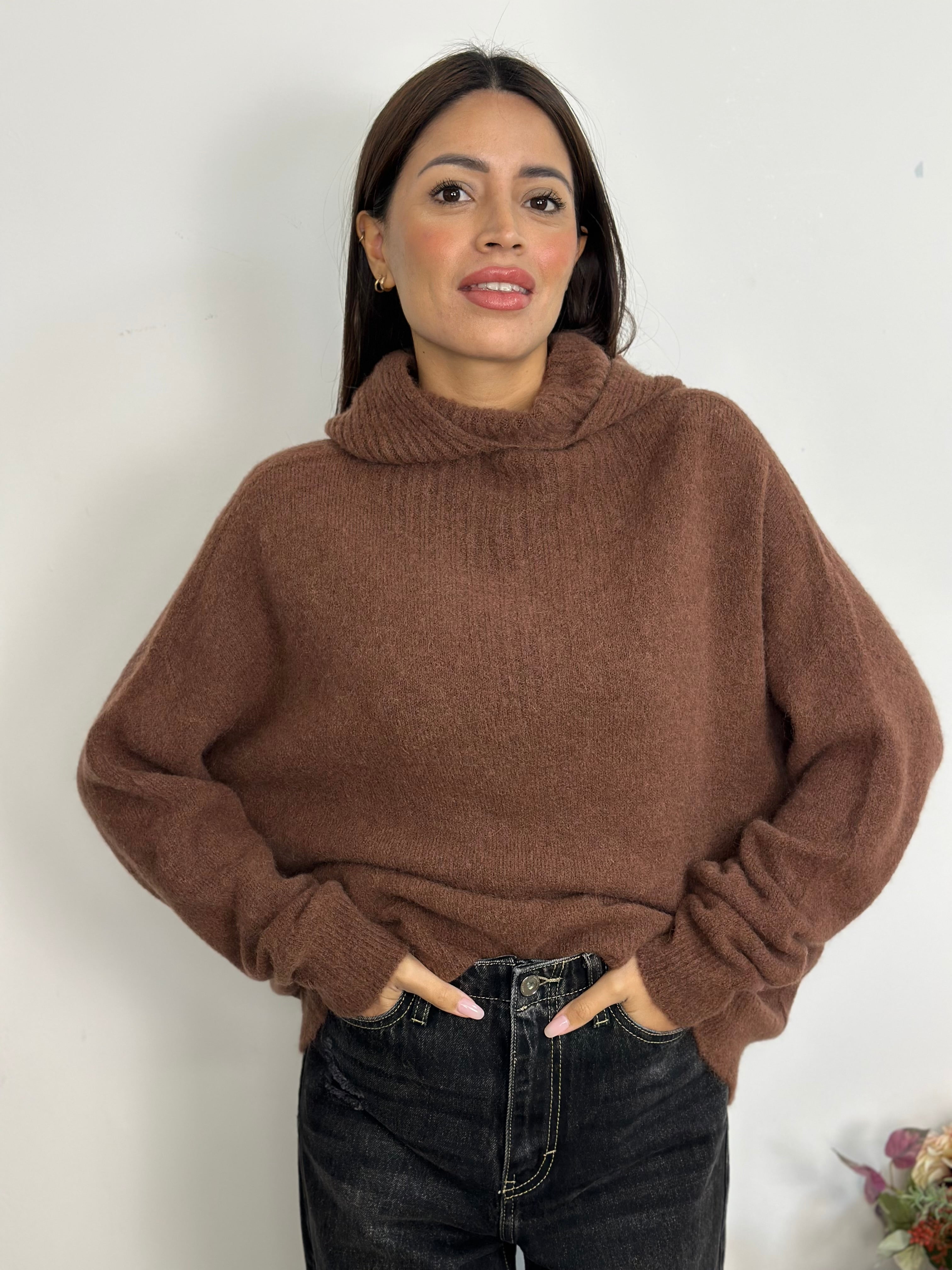 Pulllover con cappuccio Lumina