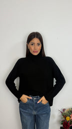 Maglione a Collo Mock