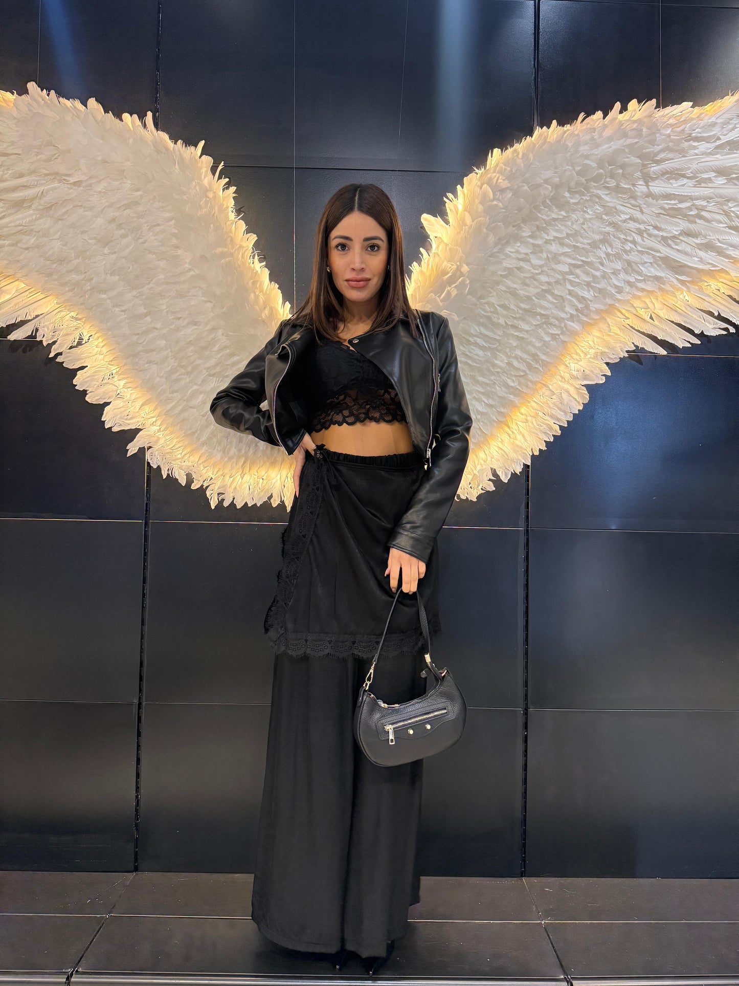 Pantalone Santin con Coulisse in Pizzo