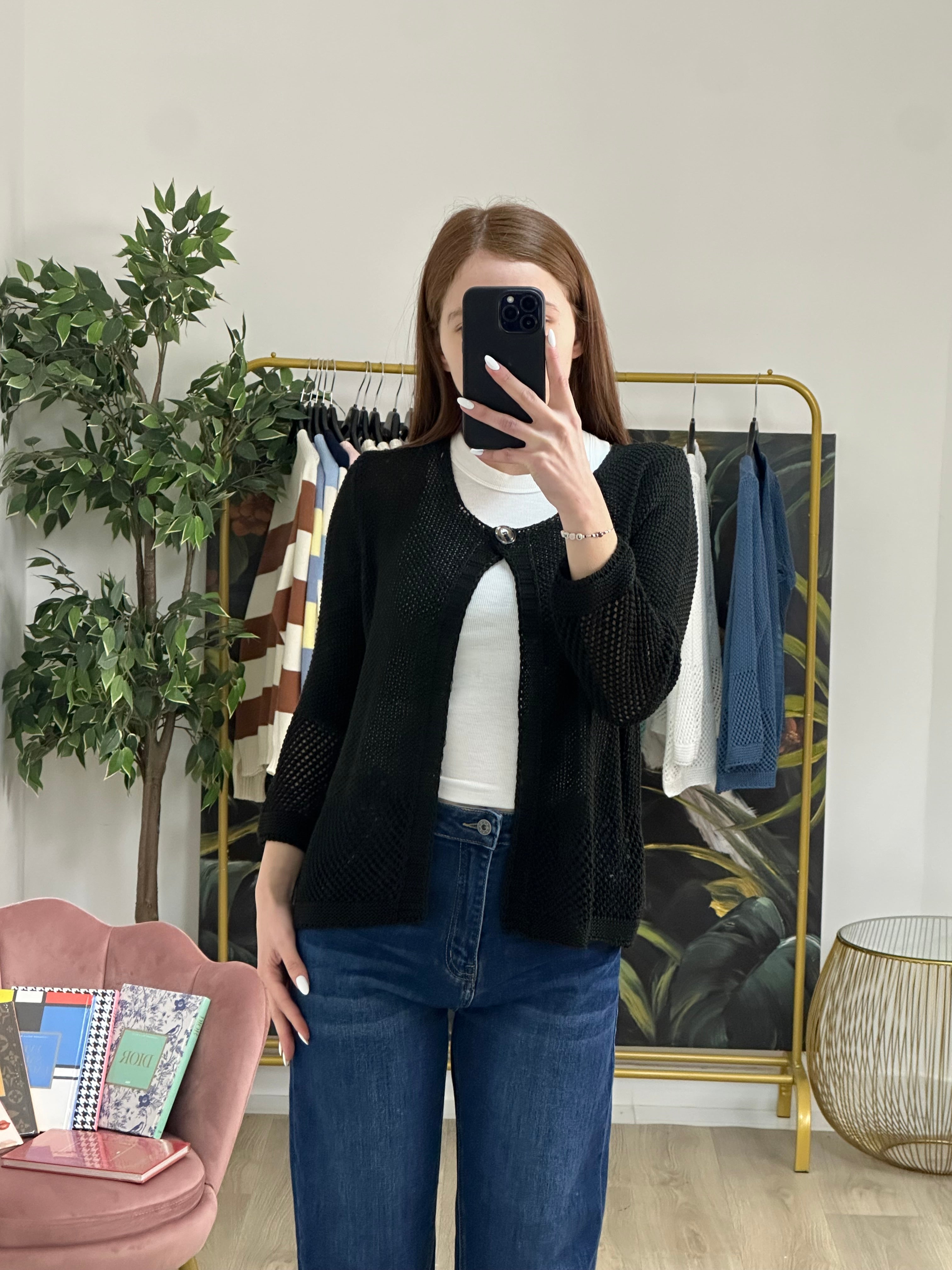 Cardigan Traforato