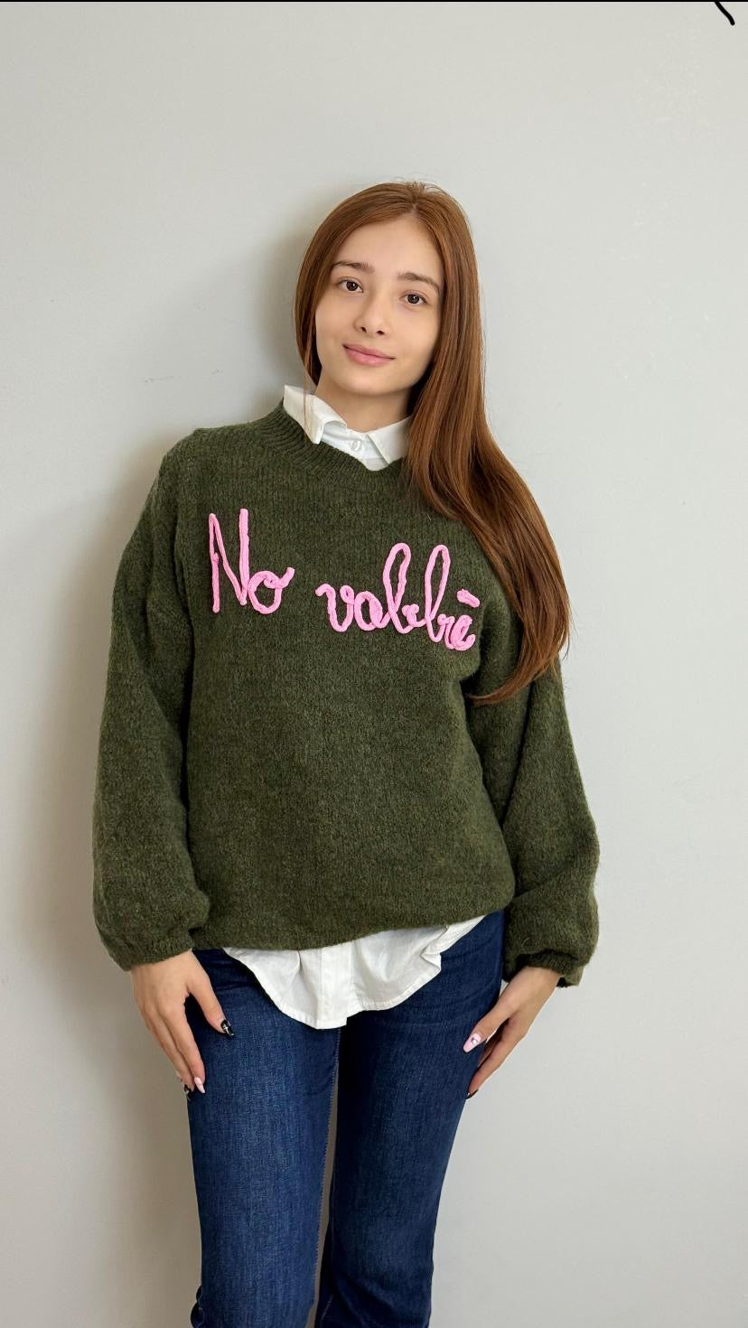 Maglione misto lana no vabbè