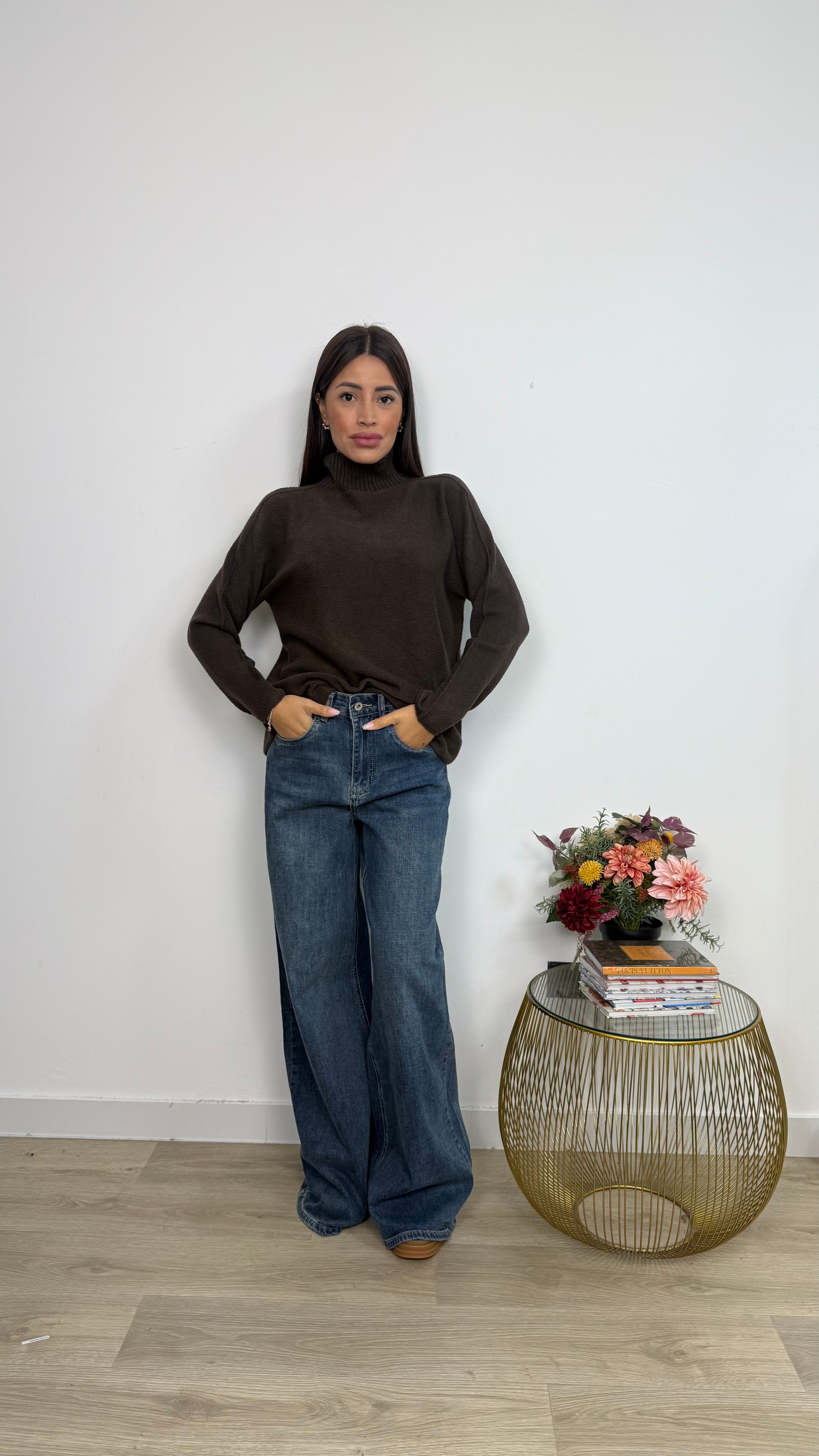 Jeans slavato a Palazzo