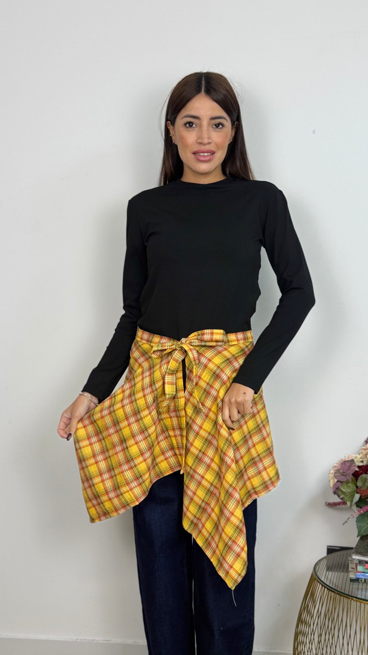 Camicia finta in vita