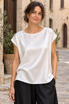 Canotta con spalle cadenti