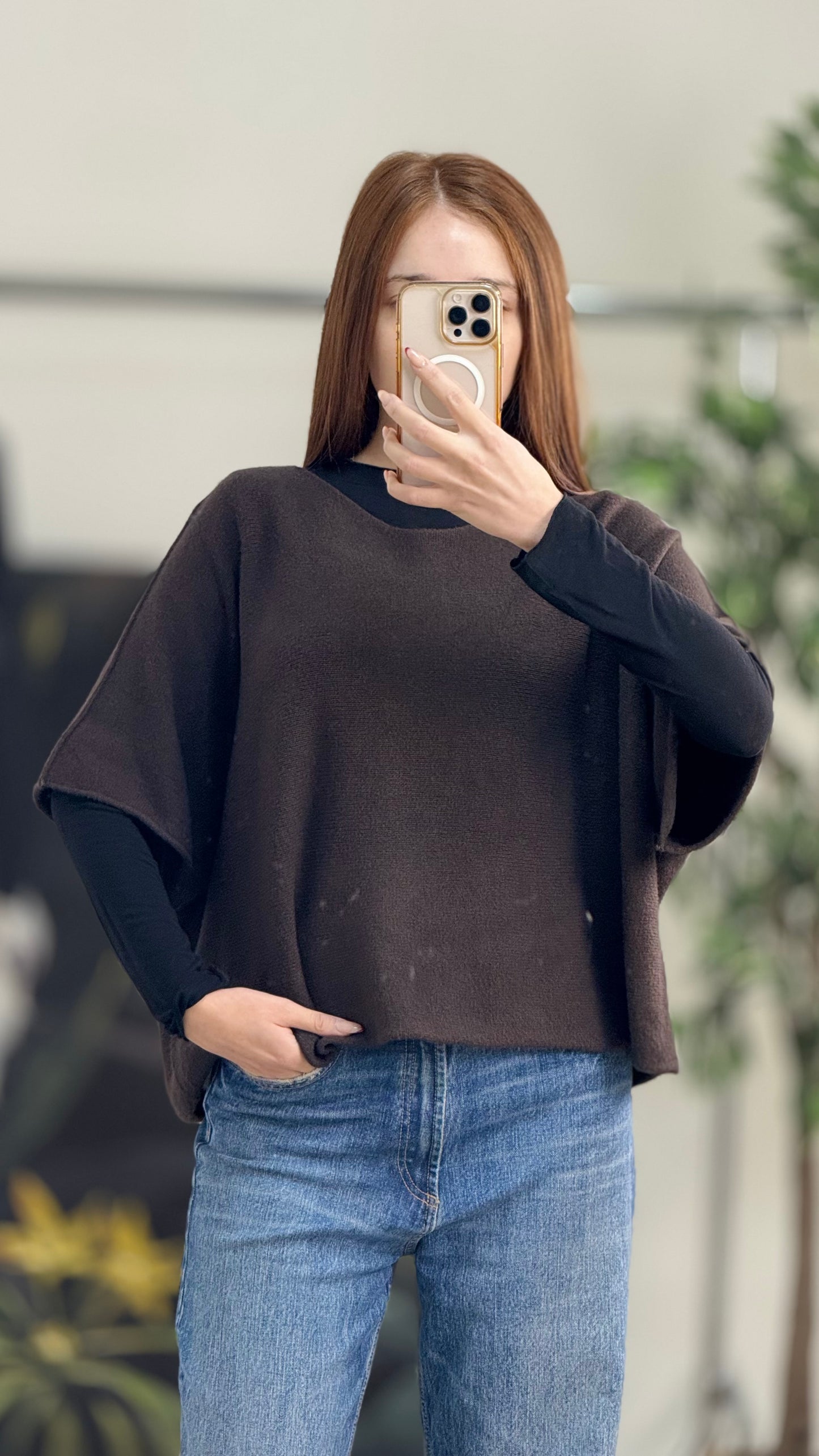 Maglione Manica Tre Quarti