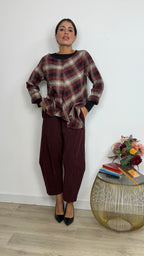 Pantalone a Palloncino in Velluto Wendy Trendy