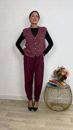 Pantalone Bottone alla Caviglia